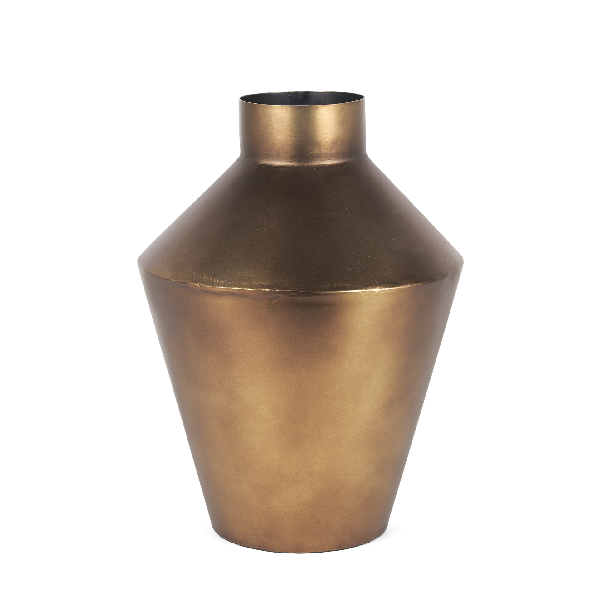 Perrin-Small-Brushed-Gold-Metal-Decorative-Vase