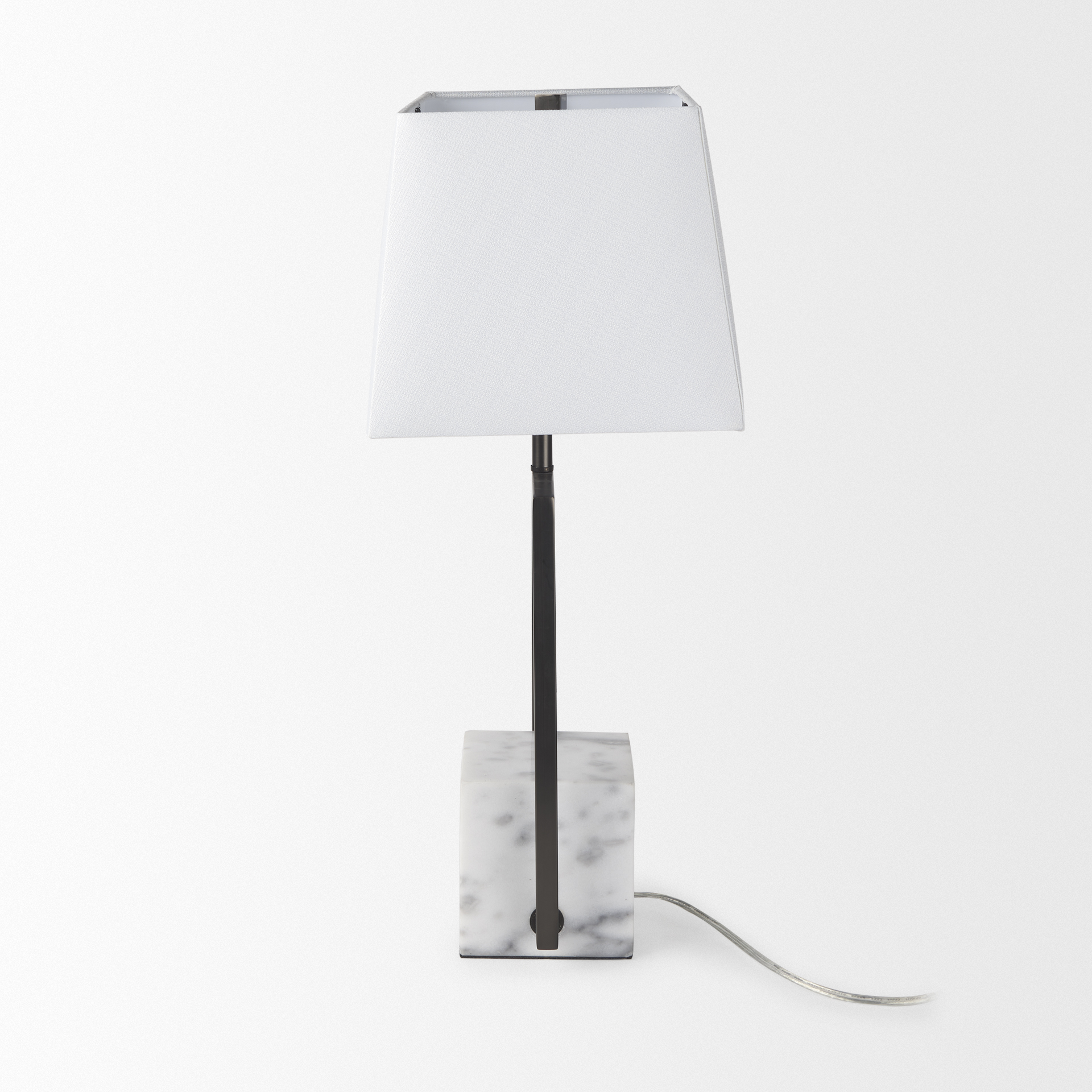 Peyton-14.0L-x-9.0W-x-26.2H-Black-Metal-WMarble-Cube-and-White-Shade-Table-Lamp-2
