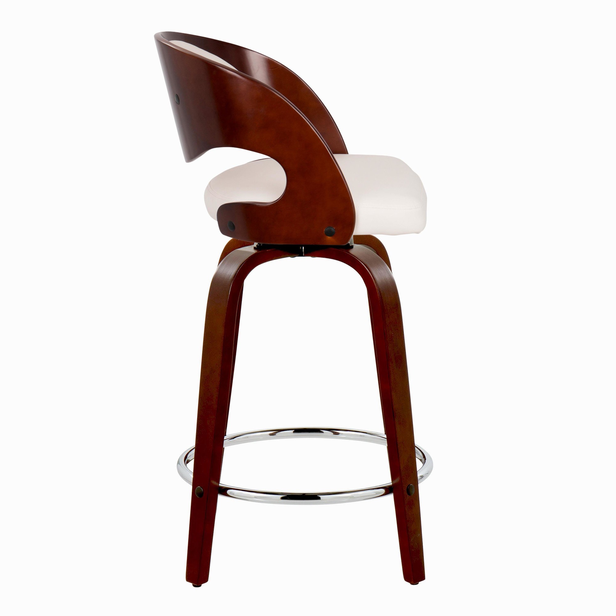 Pino-24-Mid-Century-Modern-Mahogany-Swivel-Counter-Stools-Set-of-2-2
