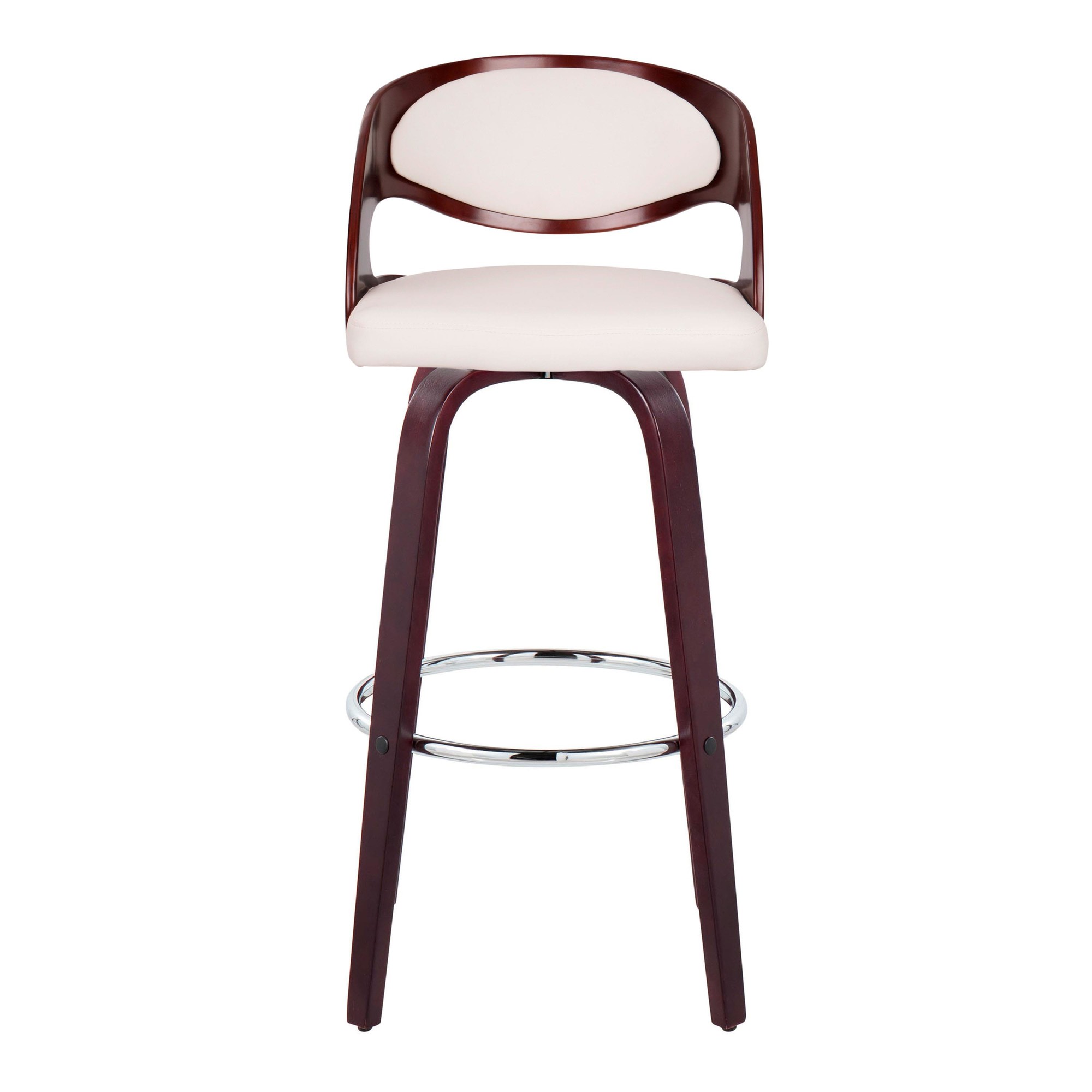 Pino-30-Inch-Mid-Century-Modern-Mahogany-Barstool-White-Faux-Leather-Set-of-2-9
