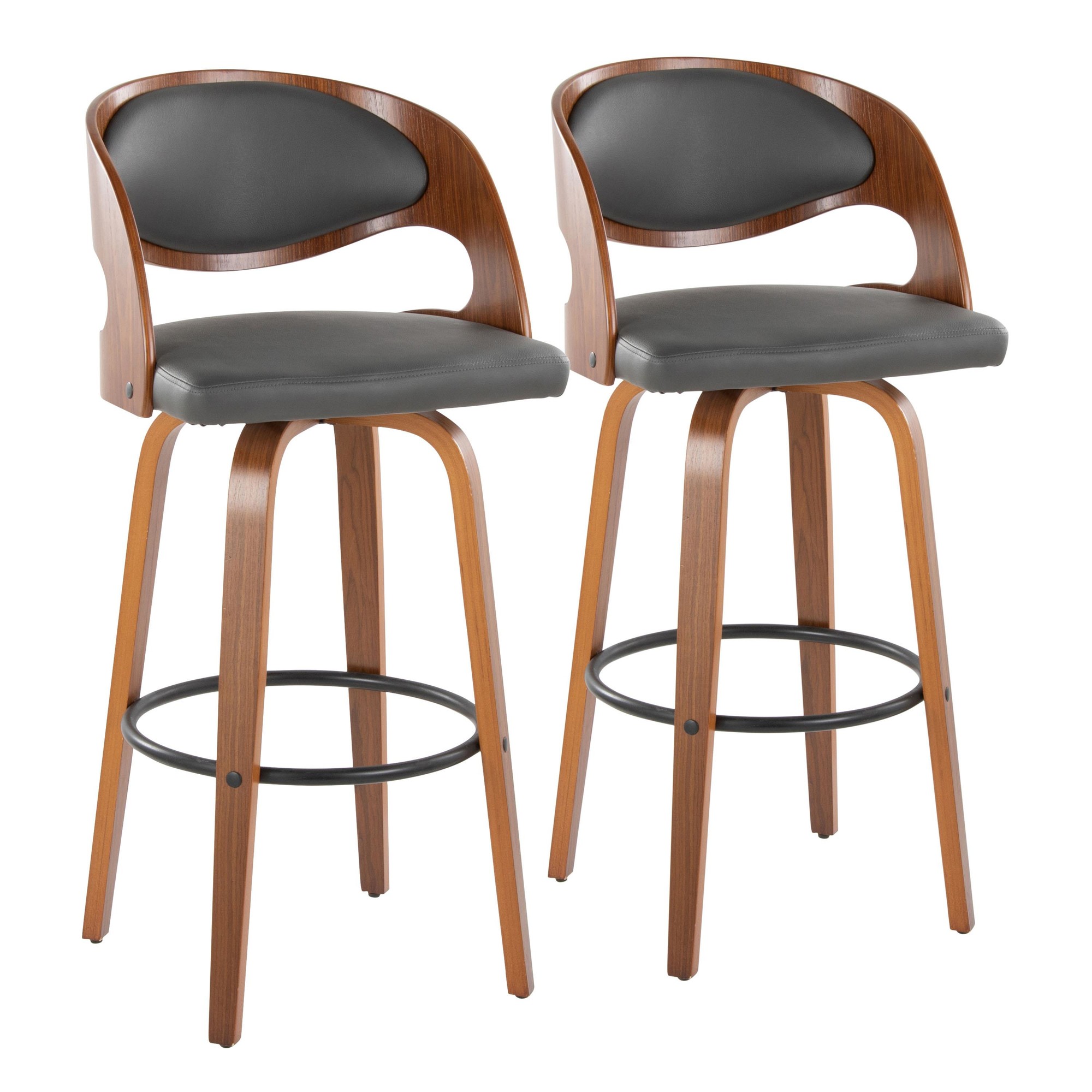 Pino-30-Mid-Century-Modern-Walnut-and-Grey-Barstool-Set-of-2-2