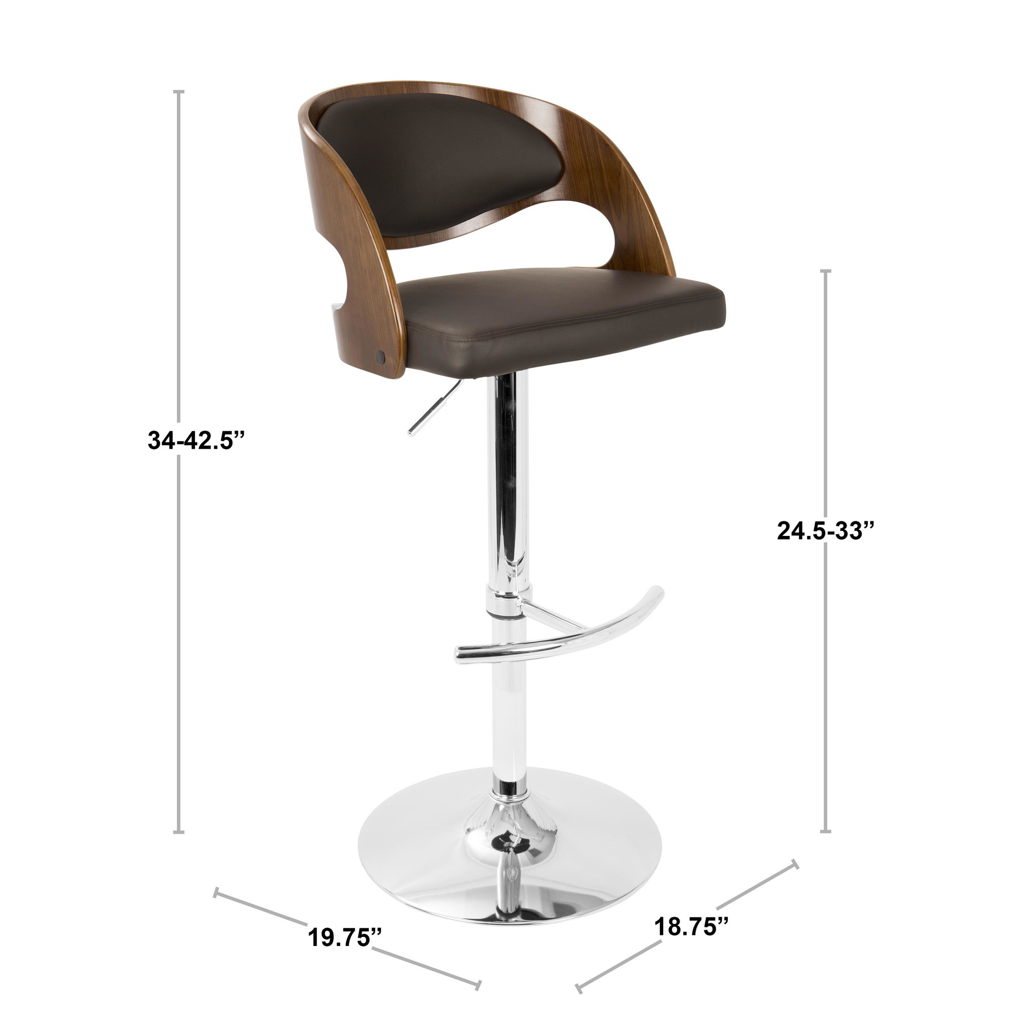 Pino-Chrome-Mahogany-Mid-Century-Modern-Adjustable-Barstools-Set-of-2-8
