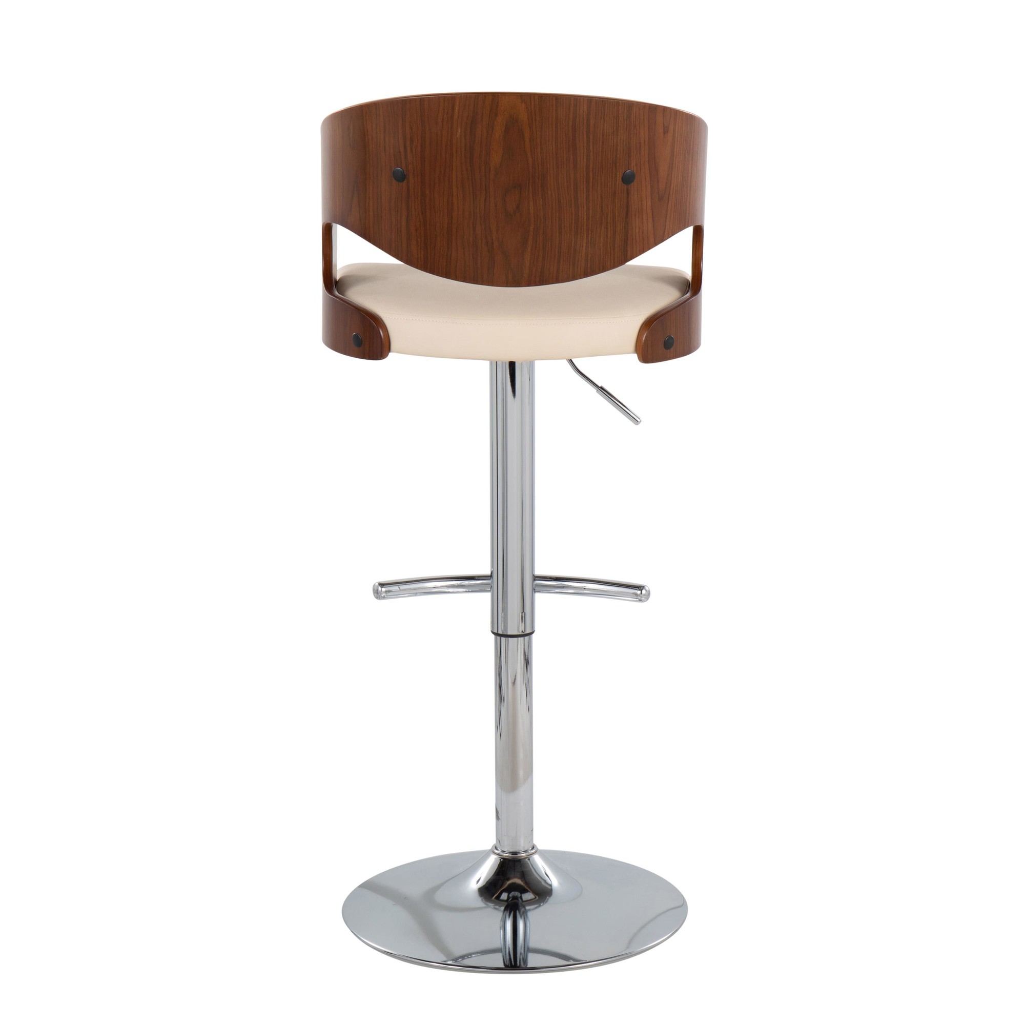 Pino-Chrome-Walnut-Cream-Mid-Century-Modern-Swivel-Barstool-Set-of-3-6
