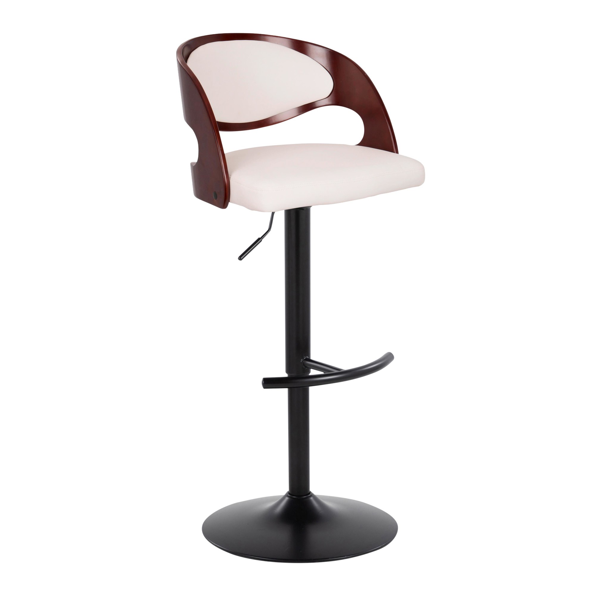 Pino-Mid-Century-Modern-Black-and-White-Swivel-Barstools-Set-of-2-3