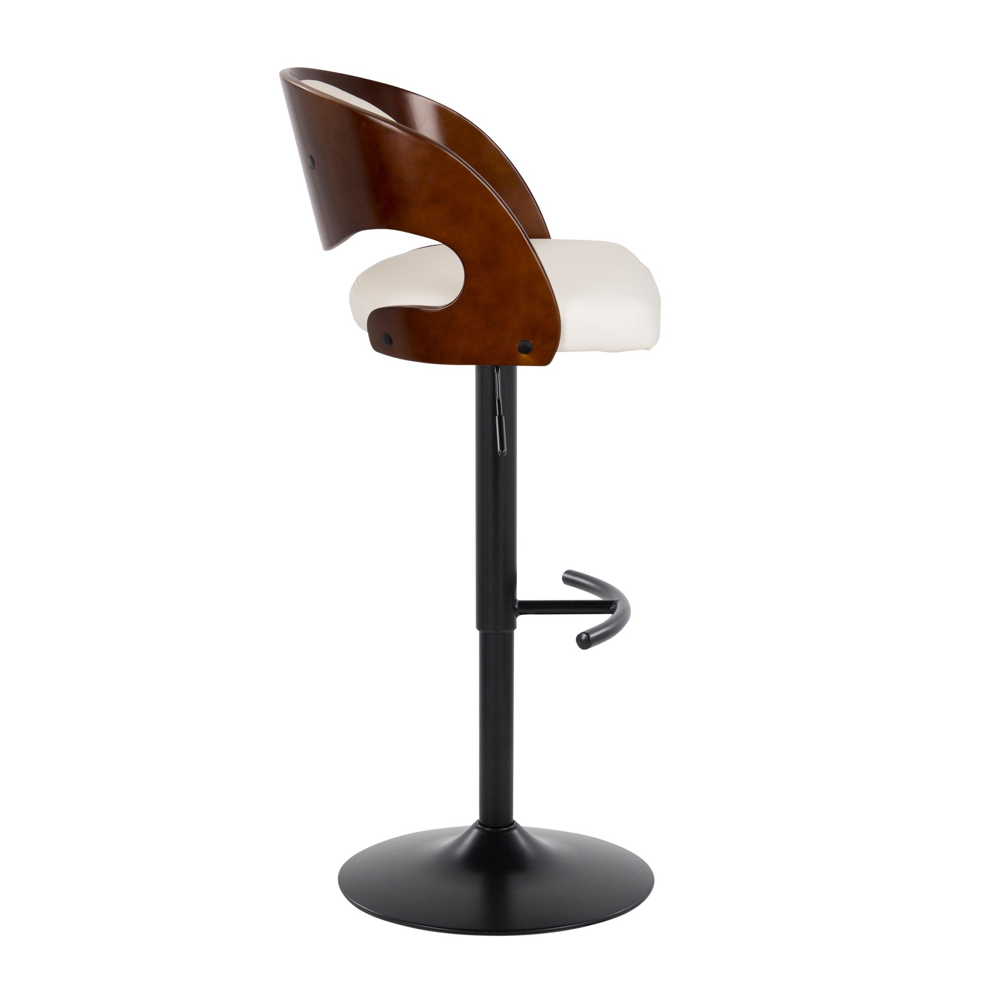 Pino-Mid-Century-Modern-Black-and-White-Swivel-Barstools-Set-of-2-4