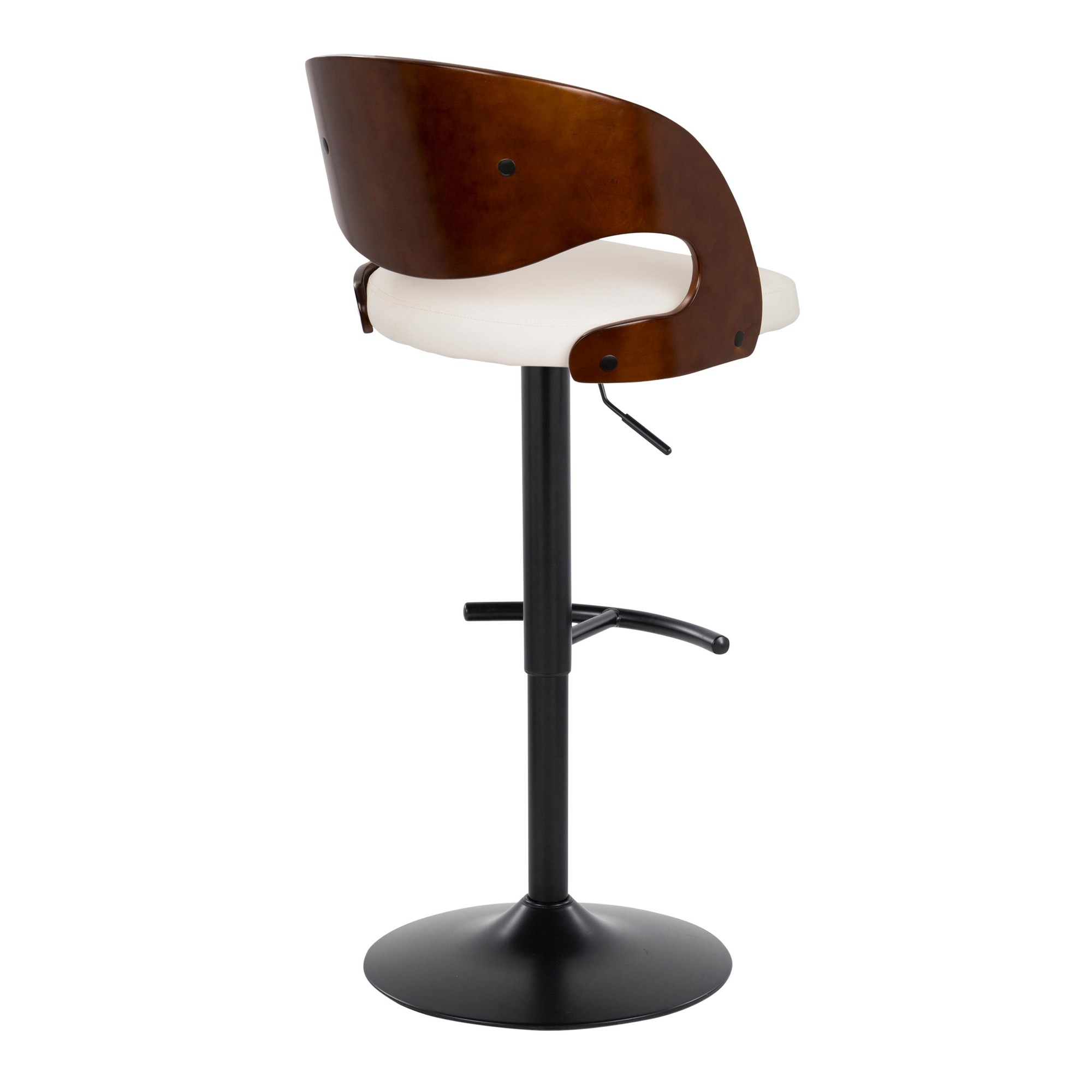 Pino-Mid-Century-Modern-Black-and-White-Swivel-Barstools-Set-of-2-5