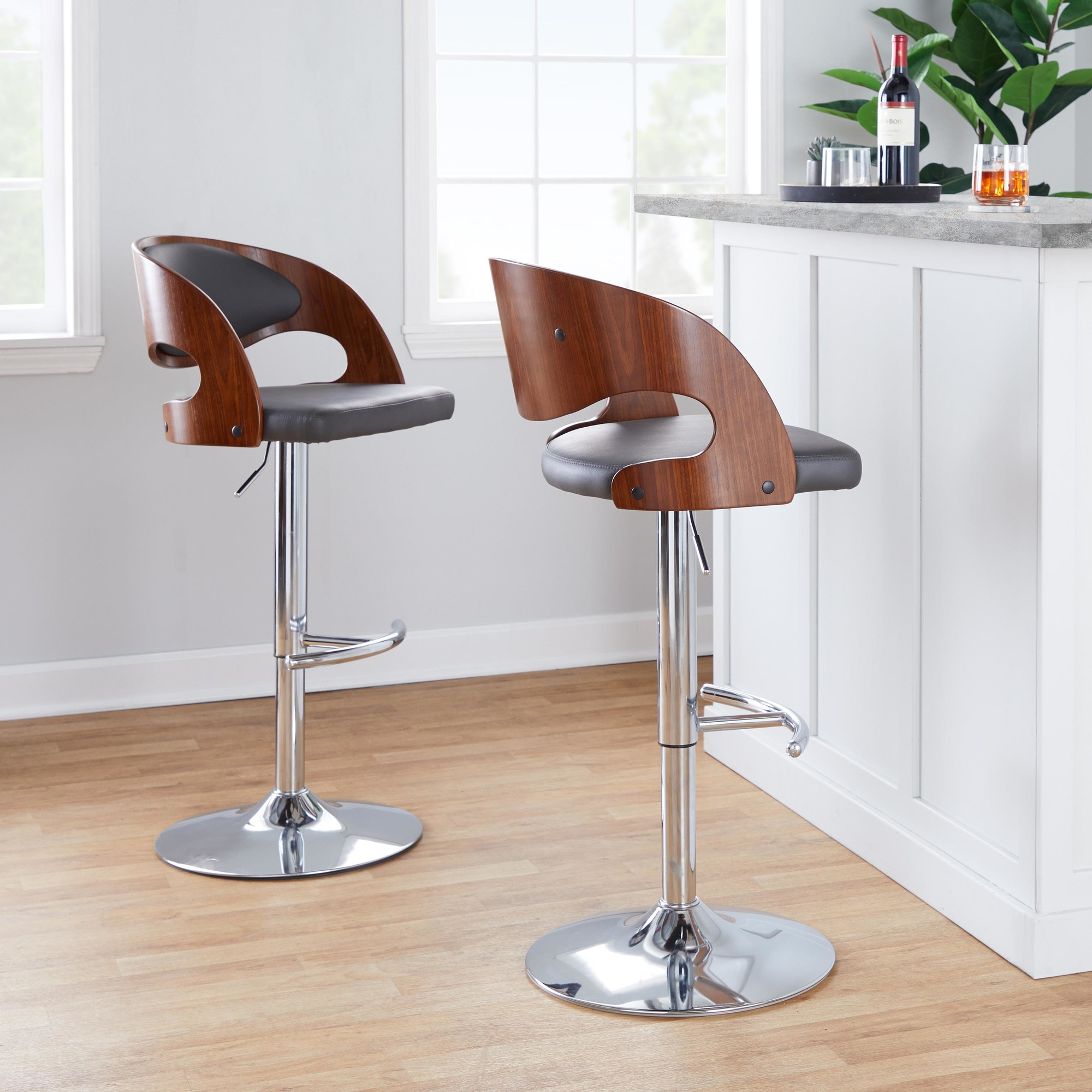 Pino-Mid-Century-Modern-Chrome-and-Walnut-Adjustable-Barstools-Set-of-2-1