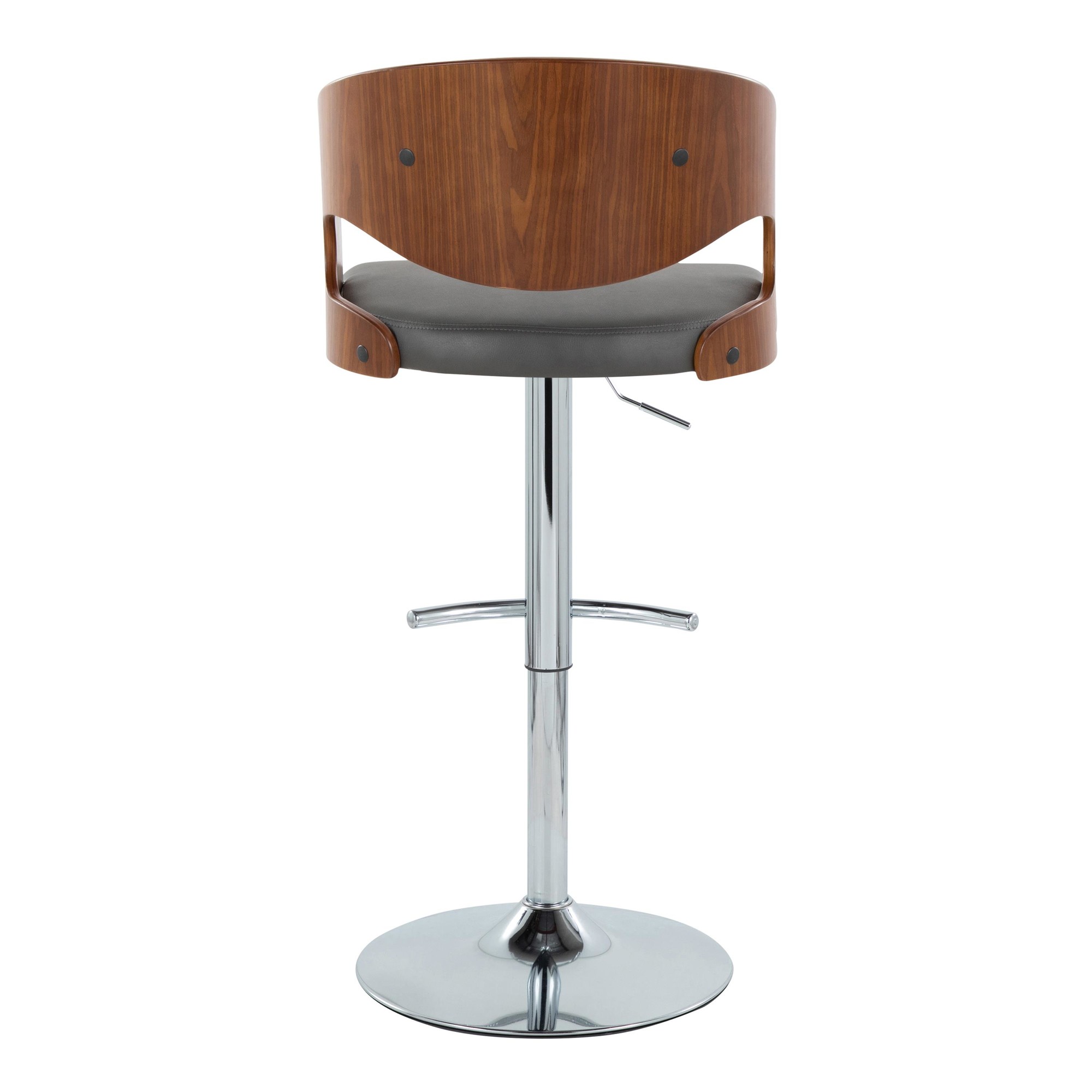 Pino-Mid-Century-Modern-Chrome-and-Walnut-Adjustable-Barstools-Set-of-2-5