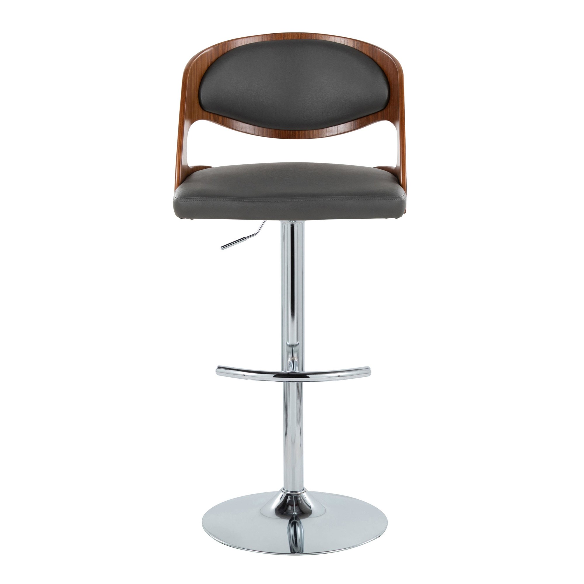 Pino-Mid-Century-Modern-Chrome-and-Walnut-Adjustable-Barstools-Set-of-2-6