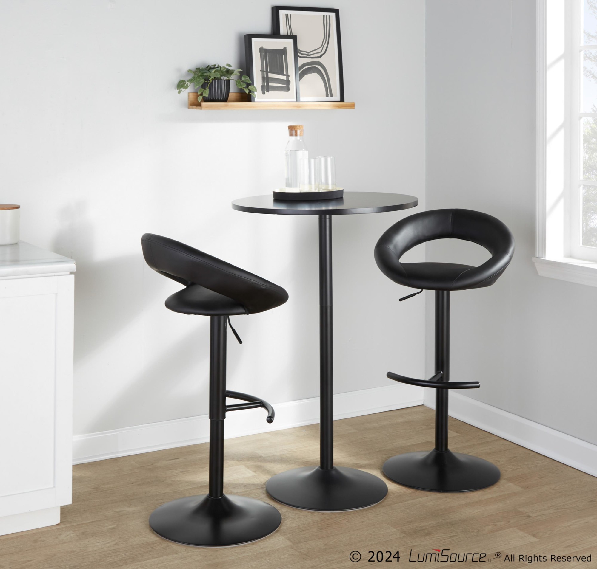Posh-Black-Faux-Leather-Contemporary-Swivel-Barstools-Set-of-2-3