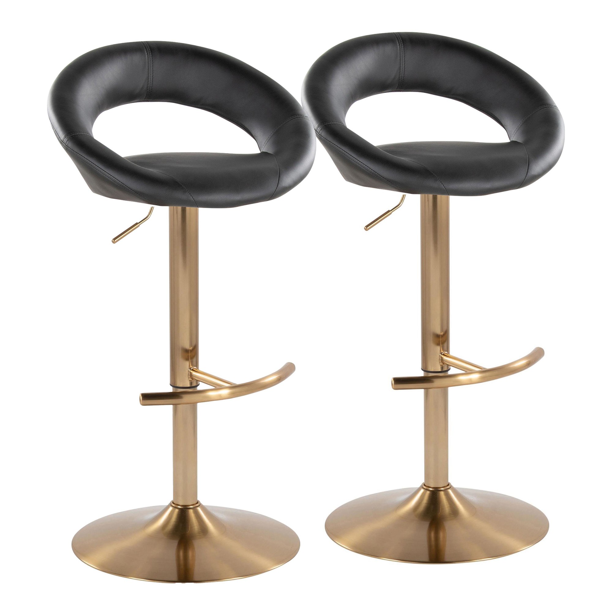 Posh-Gold-and-Black-Swivel-Adjustable-Bar-Stools-Set-of-2-4