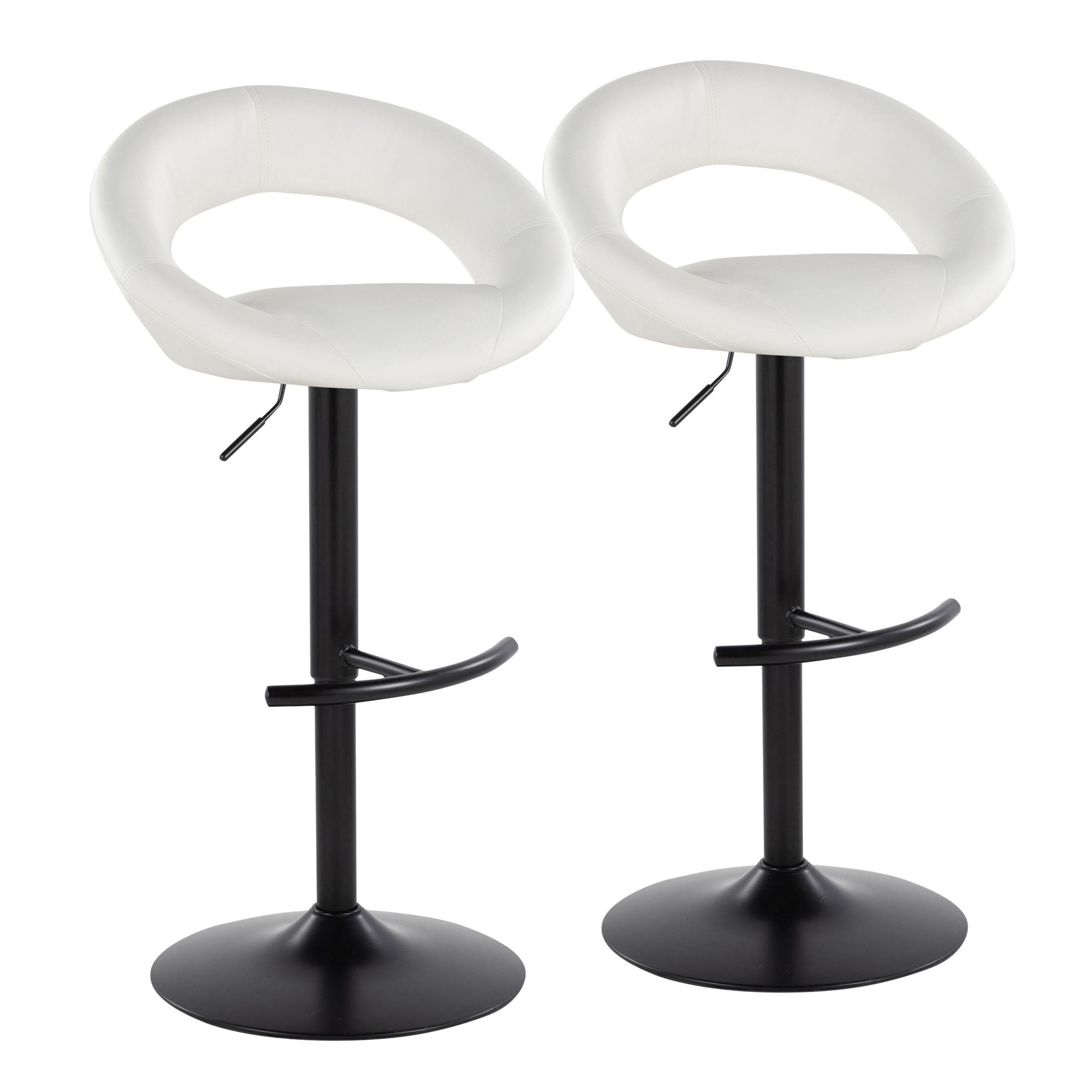 Posh-White-Faux-Leather-Black-Metal-Contemporary-Barstool-Set-of-2-4