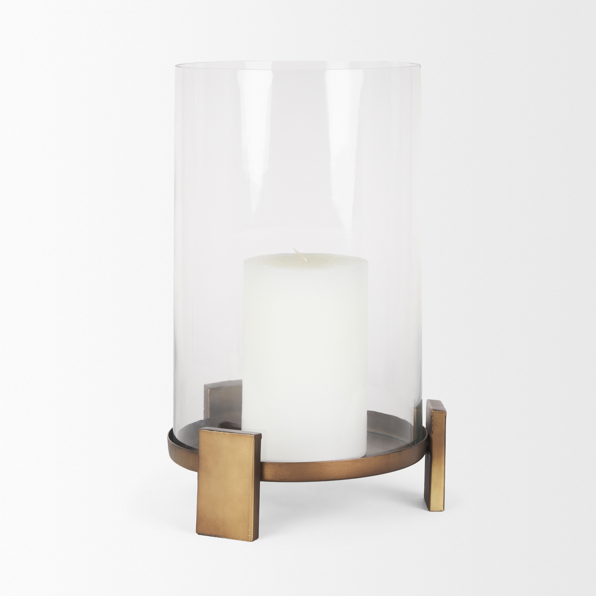 Price-Large-Antiqued-Gold-Metal-w-Glass-Hurricane-Candle-Holder-5
