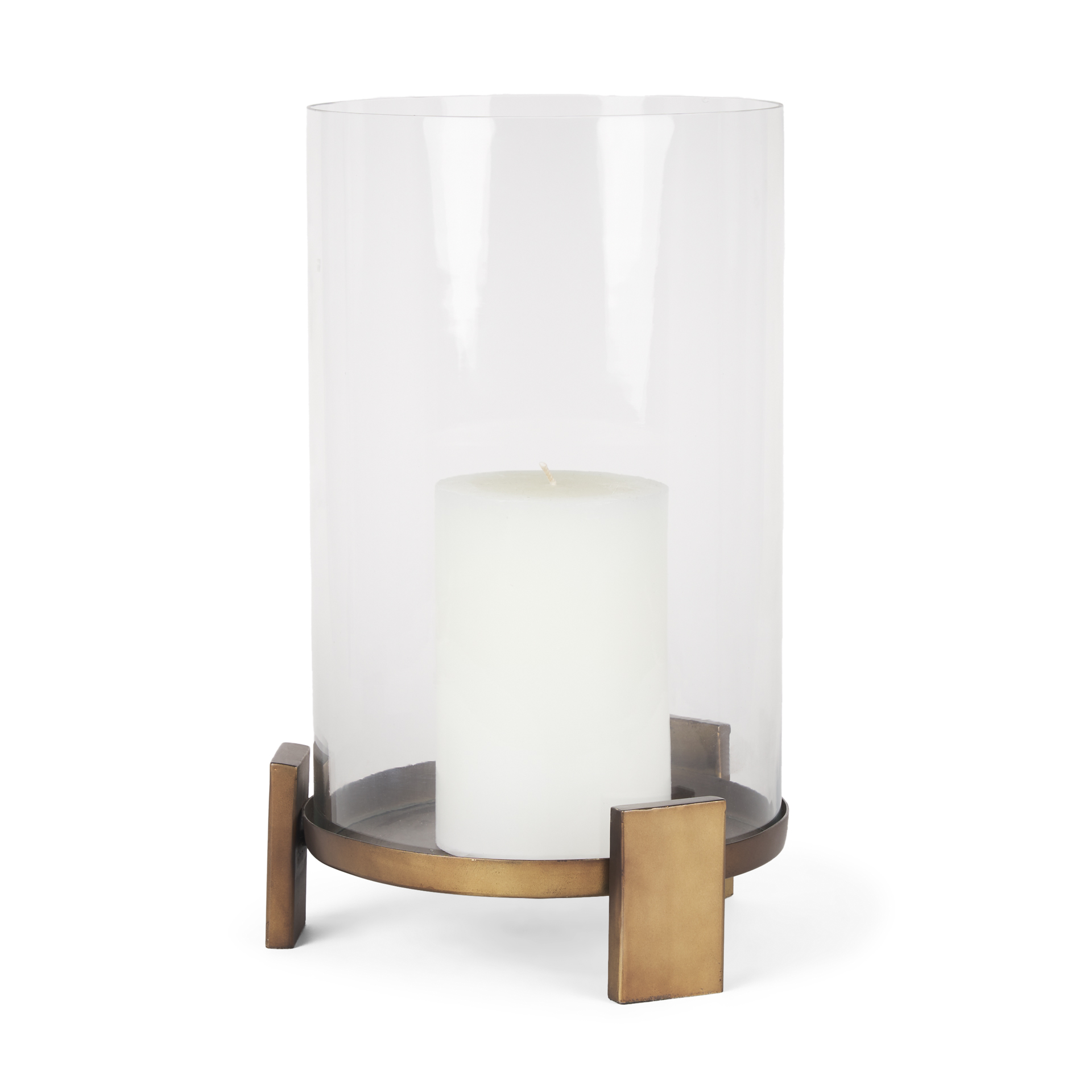 Price-Large-Antiqued-Gold-Metal-w-Glass-Hurricane-Candle-Holder