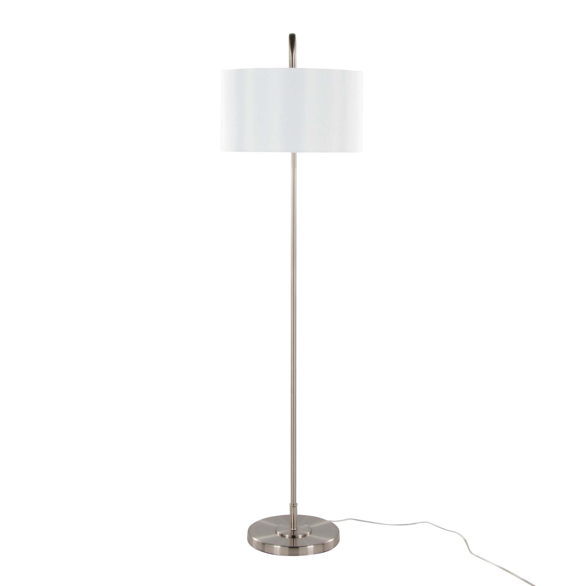 Puck-Contemporary-Brushed-Nickel-Arched-Floor-Lamp-with-Linen-Shade-6