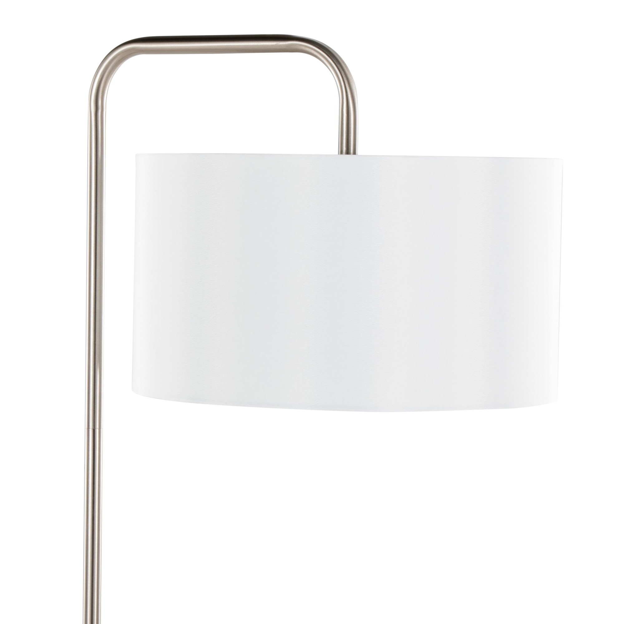 Puck-Contemporary-Brushed-Nickel-Arched-Floor-Lamp-with-Linen-Shade-7