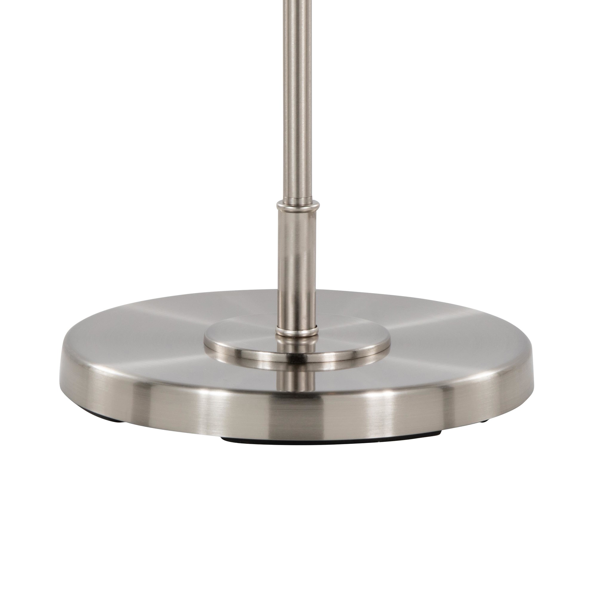 Puck-Contemporary-Brushed-Nickel-Arched-Floor-Lamp-with-Linen-Shade-8