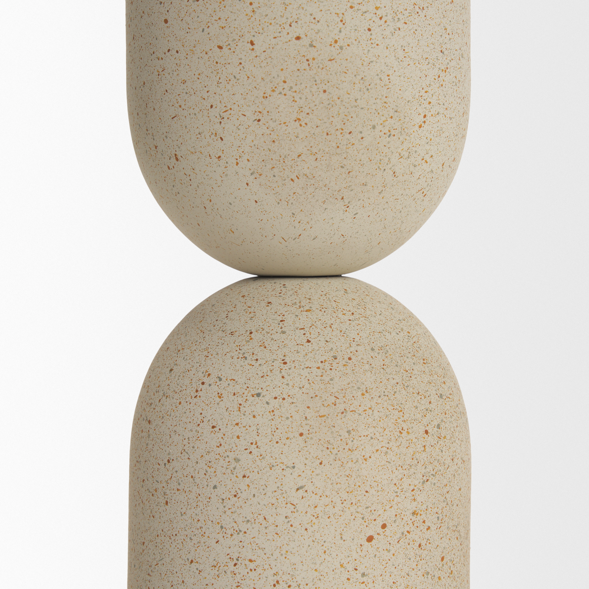 Qamra-Medium-Beige-Textured-Metal-Pillar-Candle-Holder-Candle-Holder-6