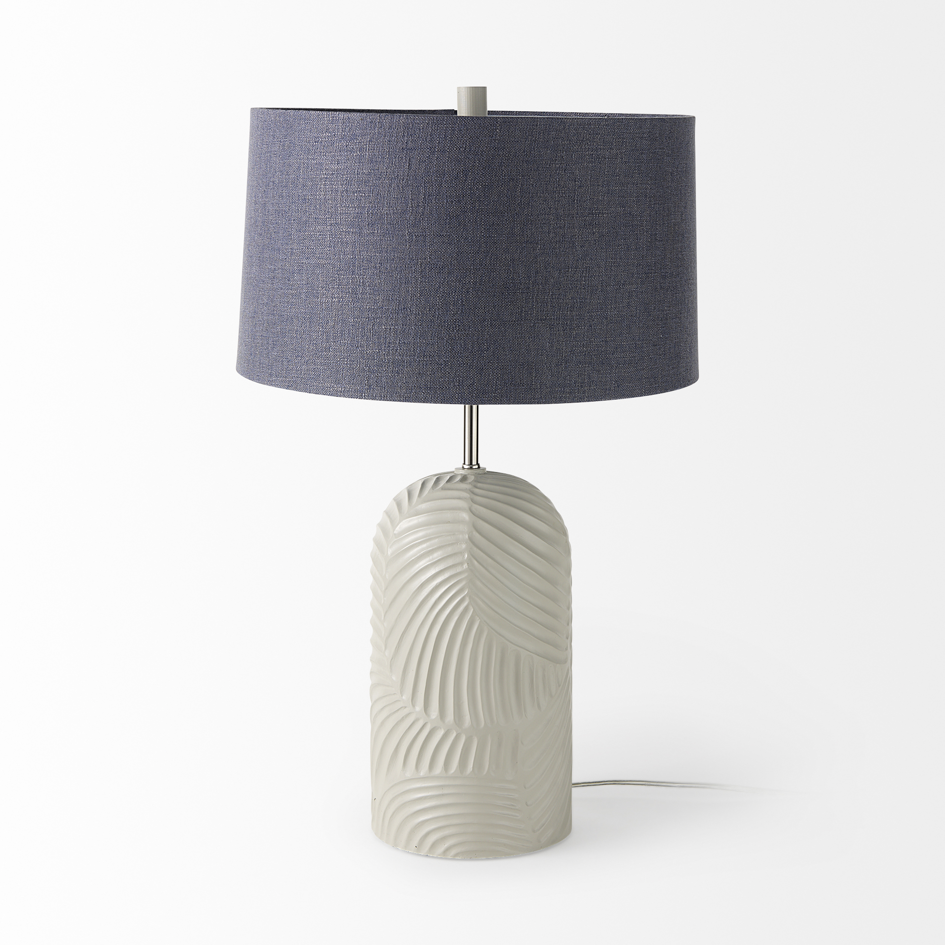 Quinn-19.0L-x-19.0W-x-24.6H-Beige-Base-WNavy-Fabric-Shade-Table-Lamp-2