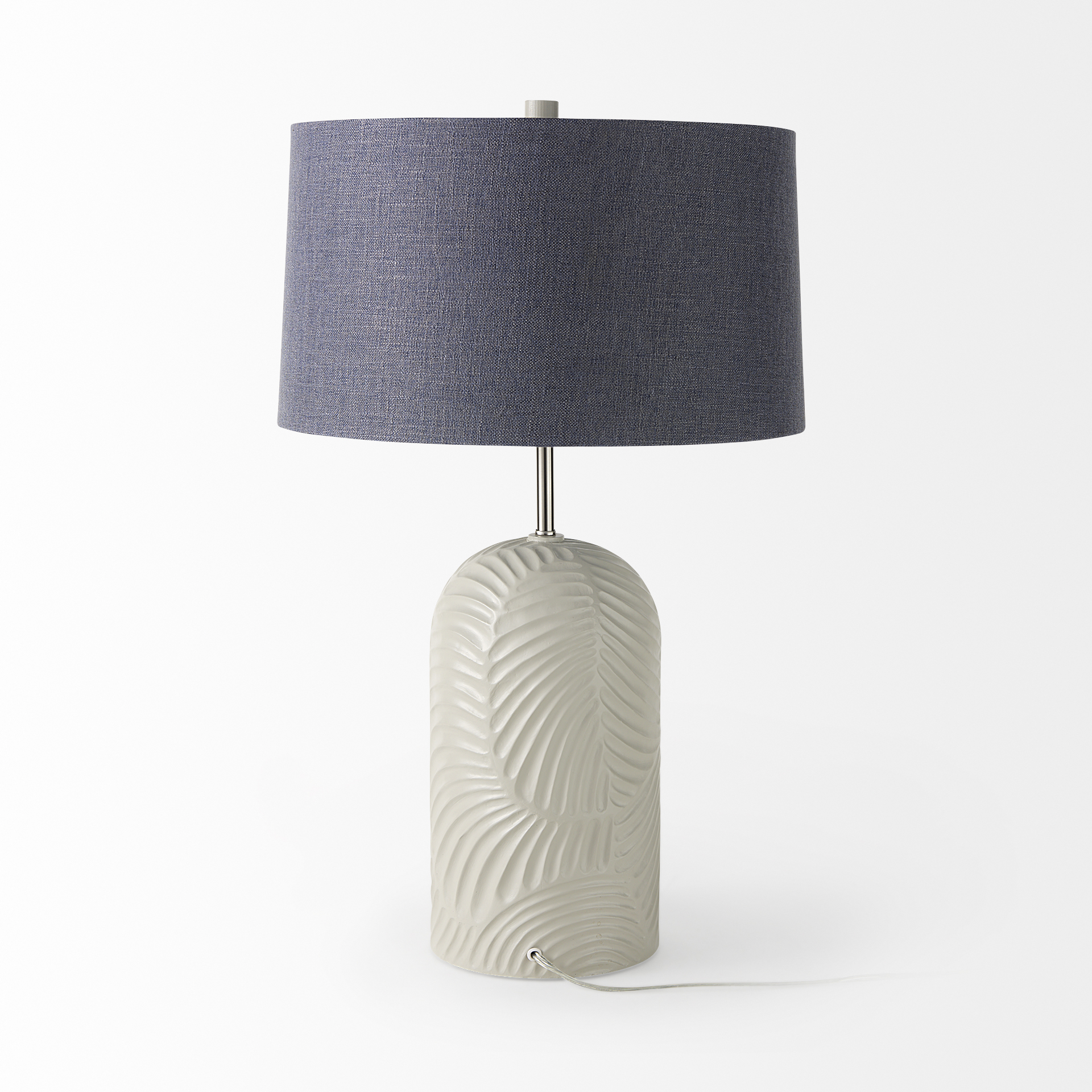 Quinn-19.0L-x-19.0W-x-24.6H-Beige-Base-WNavy-Fabric-Shade-Table-Lamp-3