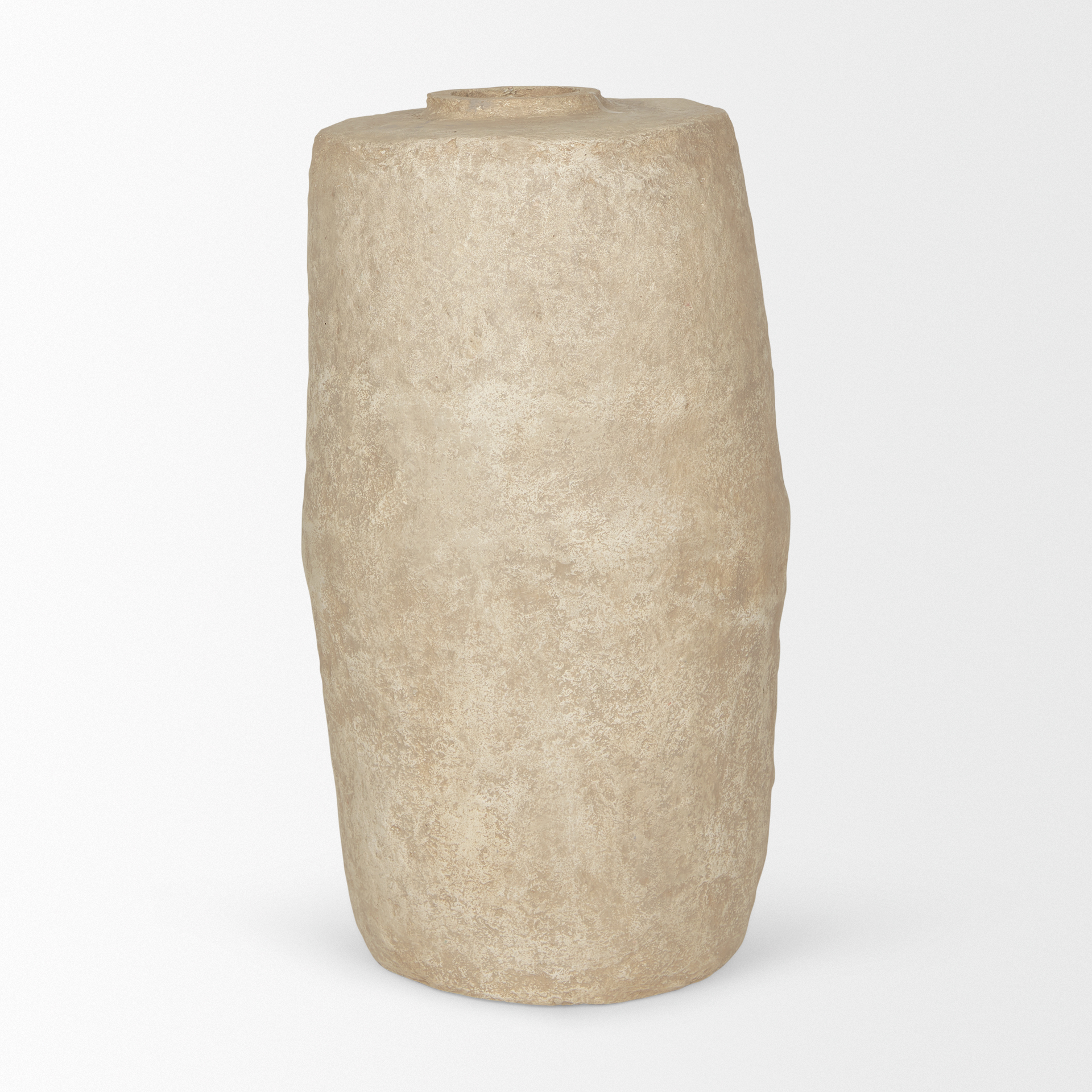 Rama-Large-Beige-Paper-Mache-Floor-Vase-3