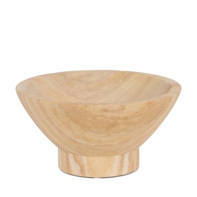 Ramira-Beige-Sandstone-Decorative-Pedestal-Bowl