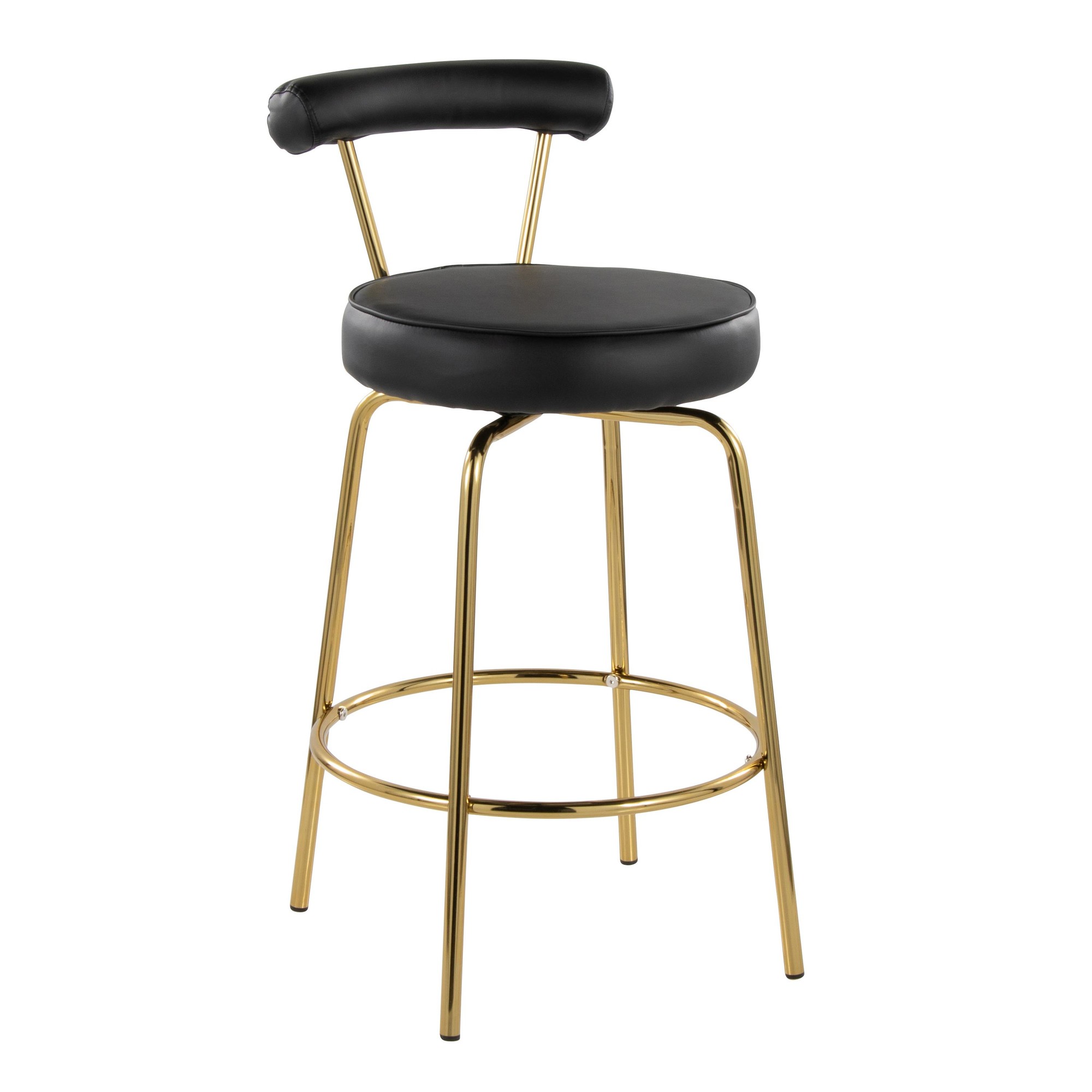 Rhonda-26-Inch-Gold-Art-Deco-Black-Faux-Leather-Stools-Set-of-2-3