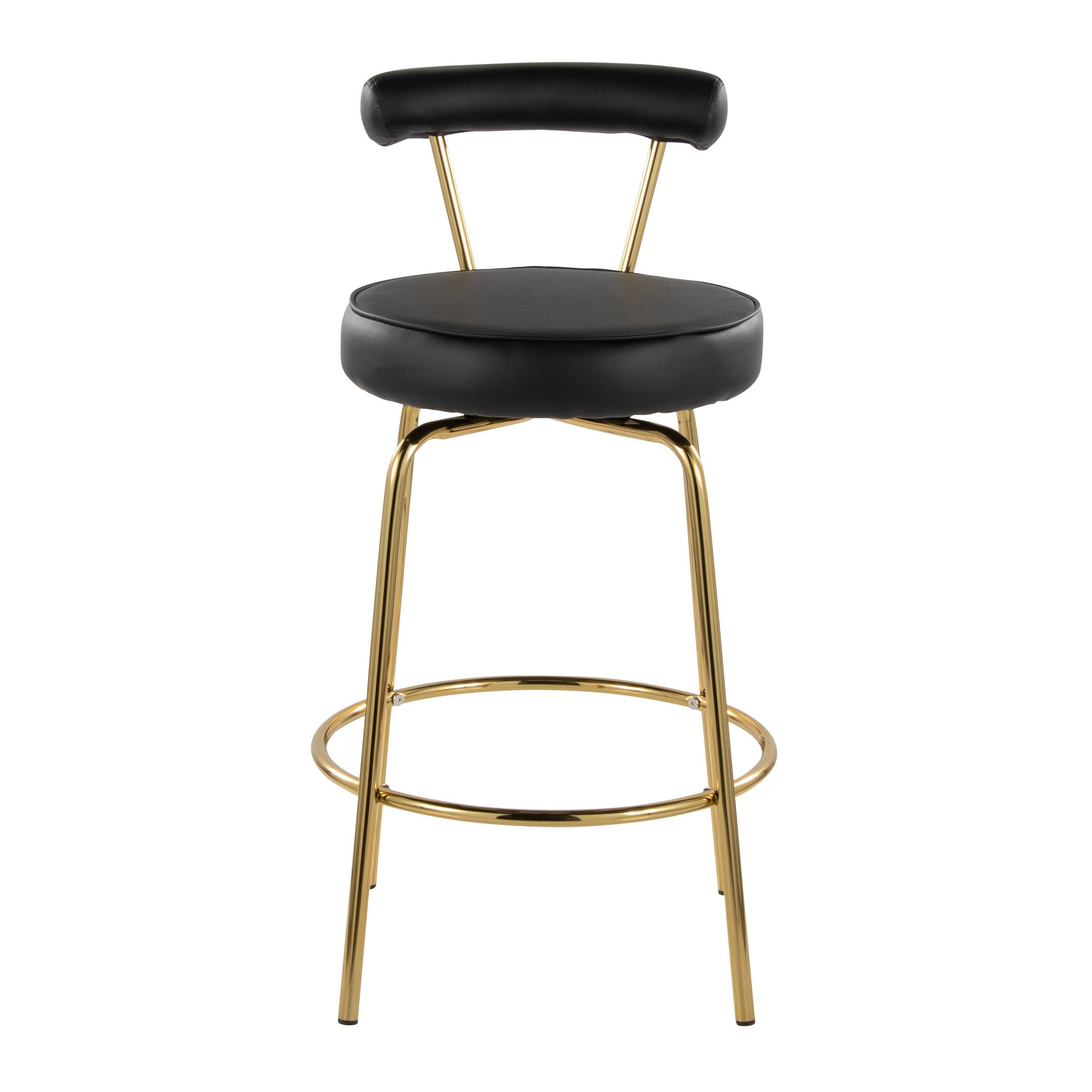 Rhonda-26-Inch-Gold-Art-Deco-Black-Faux-Leather-Stools-Set-of-2-7