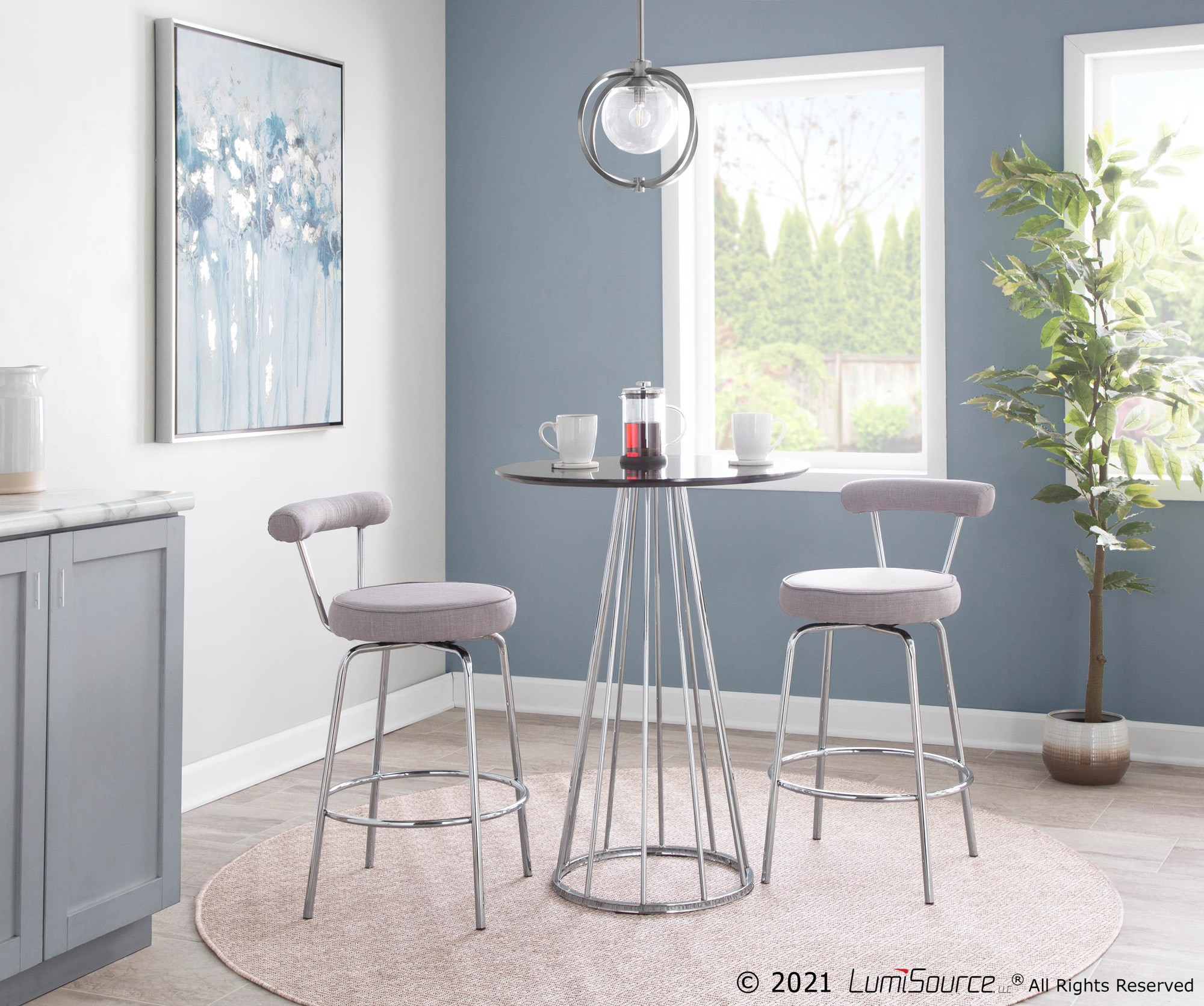 Rhonda-Chrome-and-Light-Grey-Art-Deco-Counter-Stools-Set-of-2