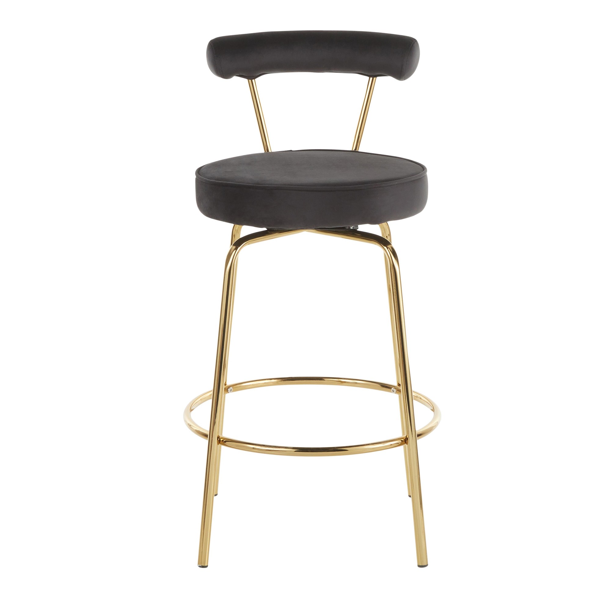Rhonda-Gold-Metal-Black-Velvet-Art-Deco-Counter-Stools-Set-of-2-9