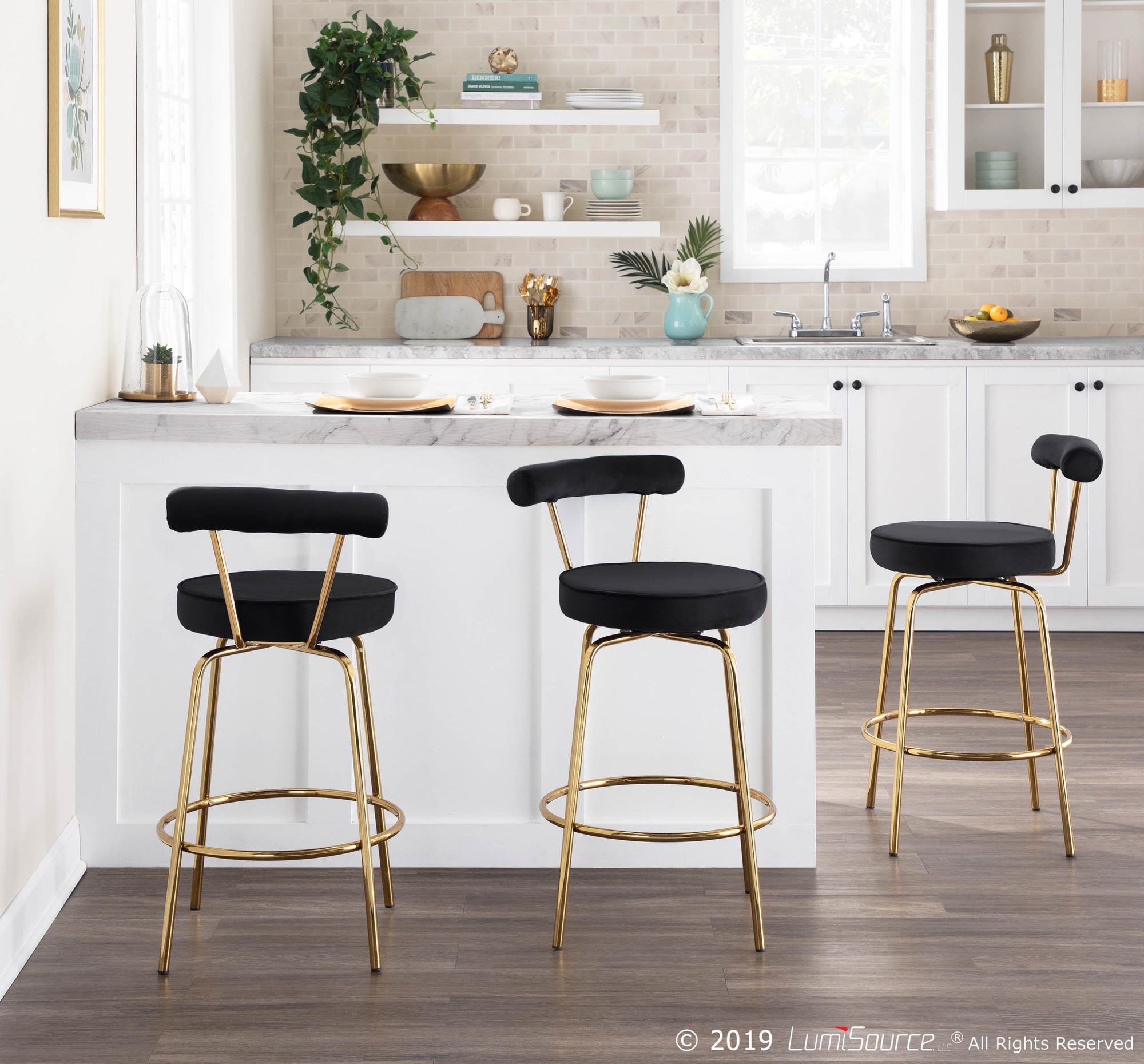 Rhonda-Gold-Metal-Black-Velvet-Art-Deco-Counter-Stools-Set-of-2