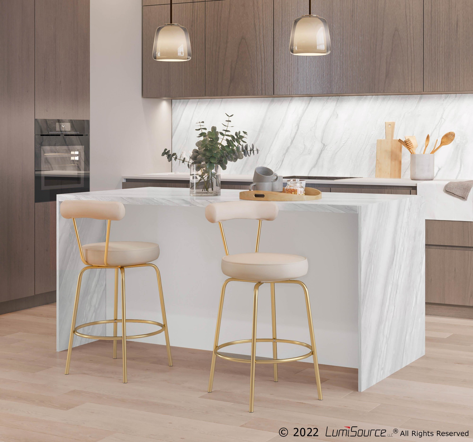 Rhonda-Gold-Metal-Cream-Velvet-Art-Deco-Counter-Stools-Set-of-2-4