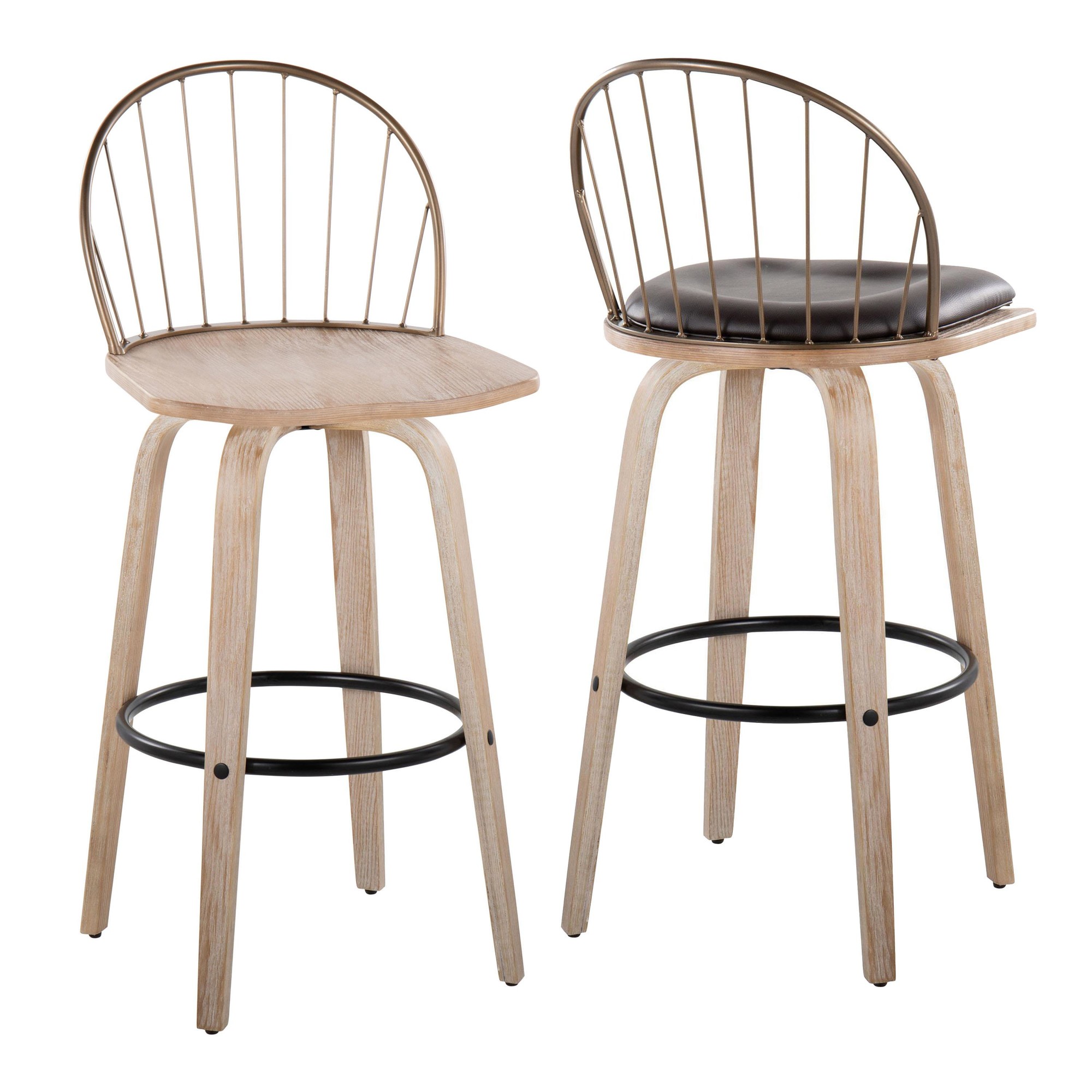 Riley-30-Farmhouse-Swivel-Barstool-White-Washed-Wood-Set-of-2-6