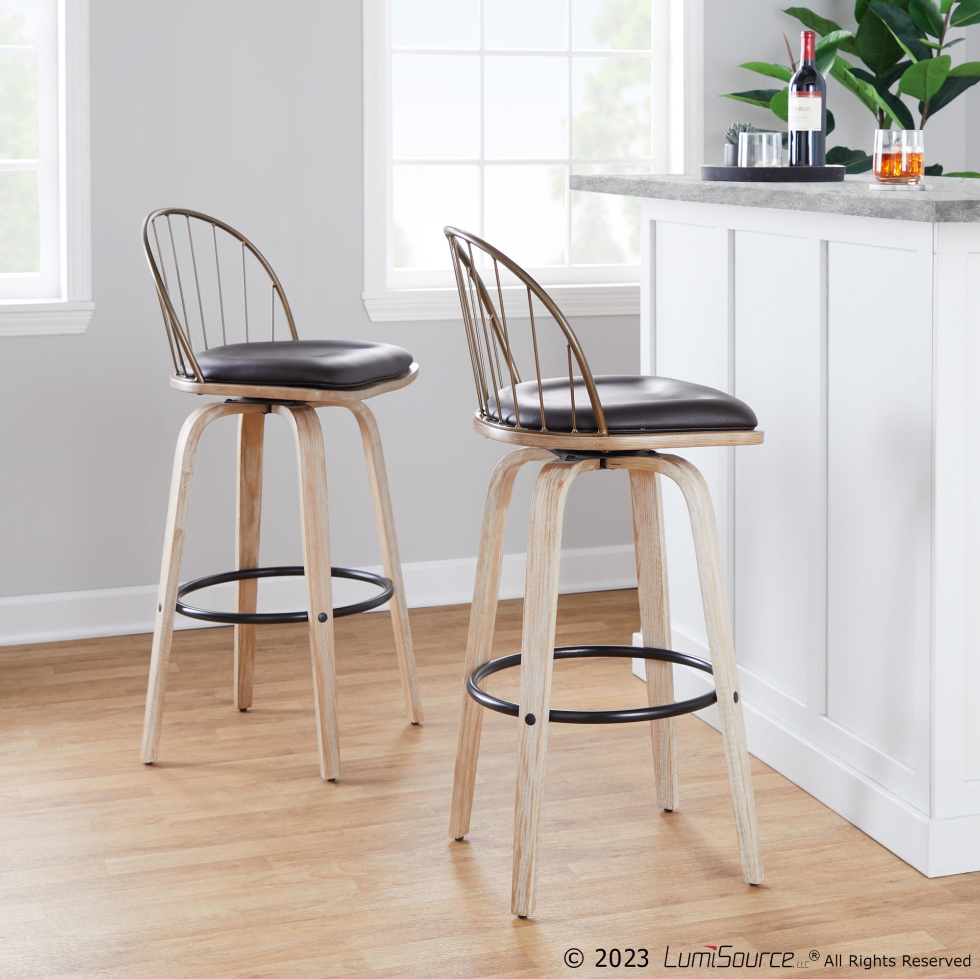 Riley-30-Farmhouse-Swivel-Barstool-White-Washed-Wood-Set-of-2