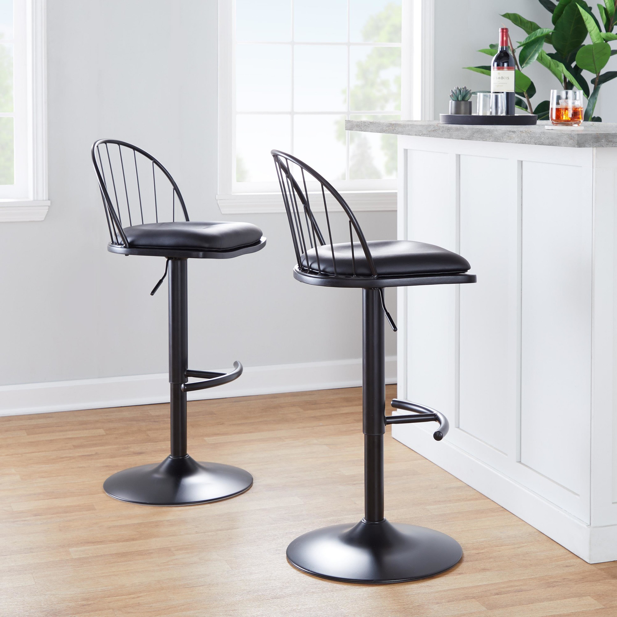 Riley-Black-Farmhouse-Adjustable-Swivel-Barstool-Set-of-2