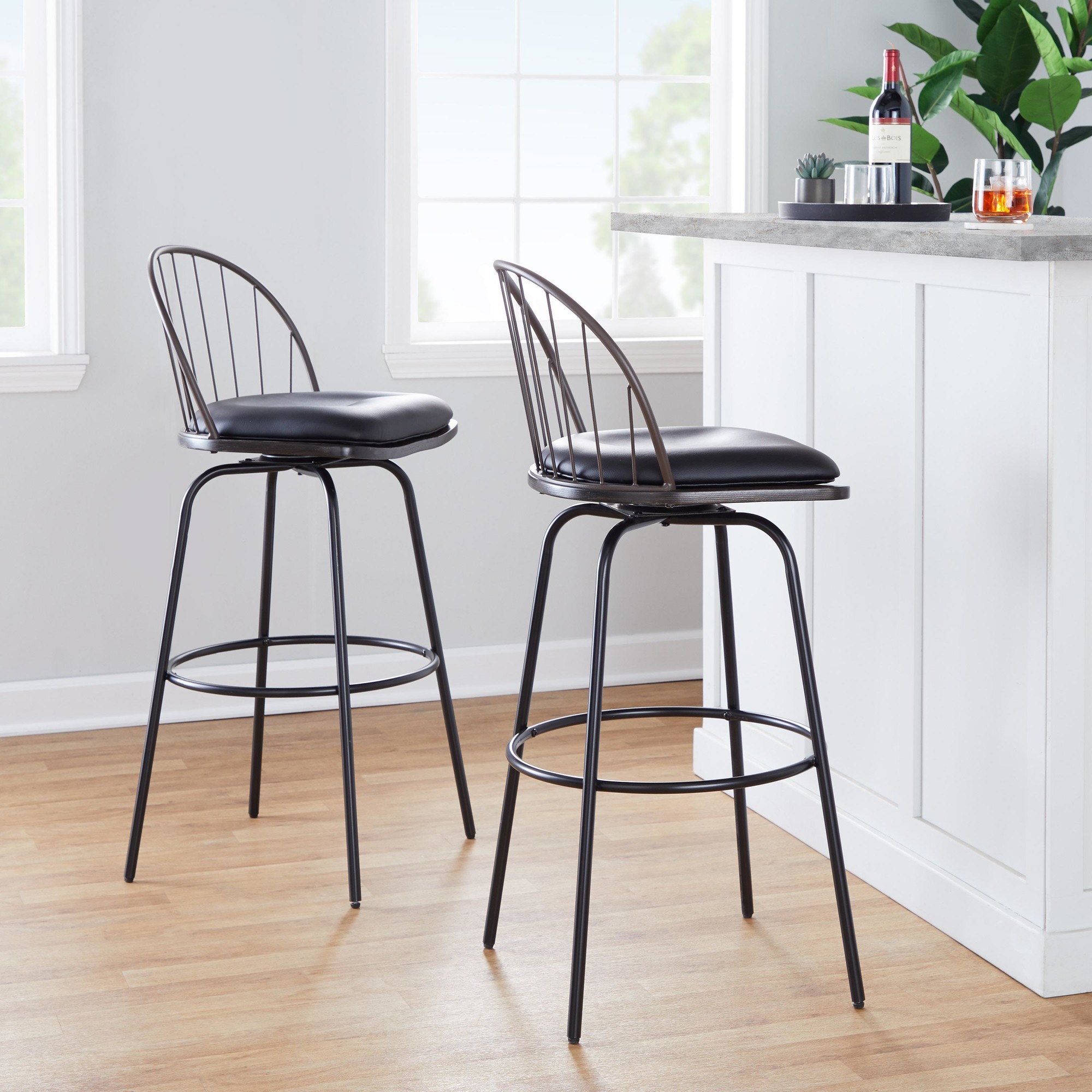 Riley-Claire-30-Inch-Farmhouse-Swivel-Barstool-BlackBrown-Set-of-2-2
