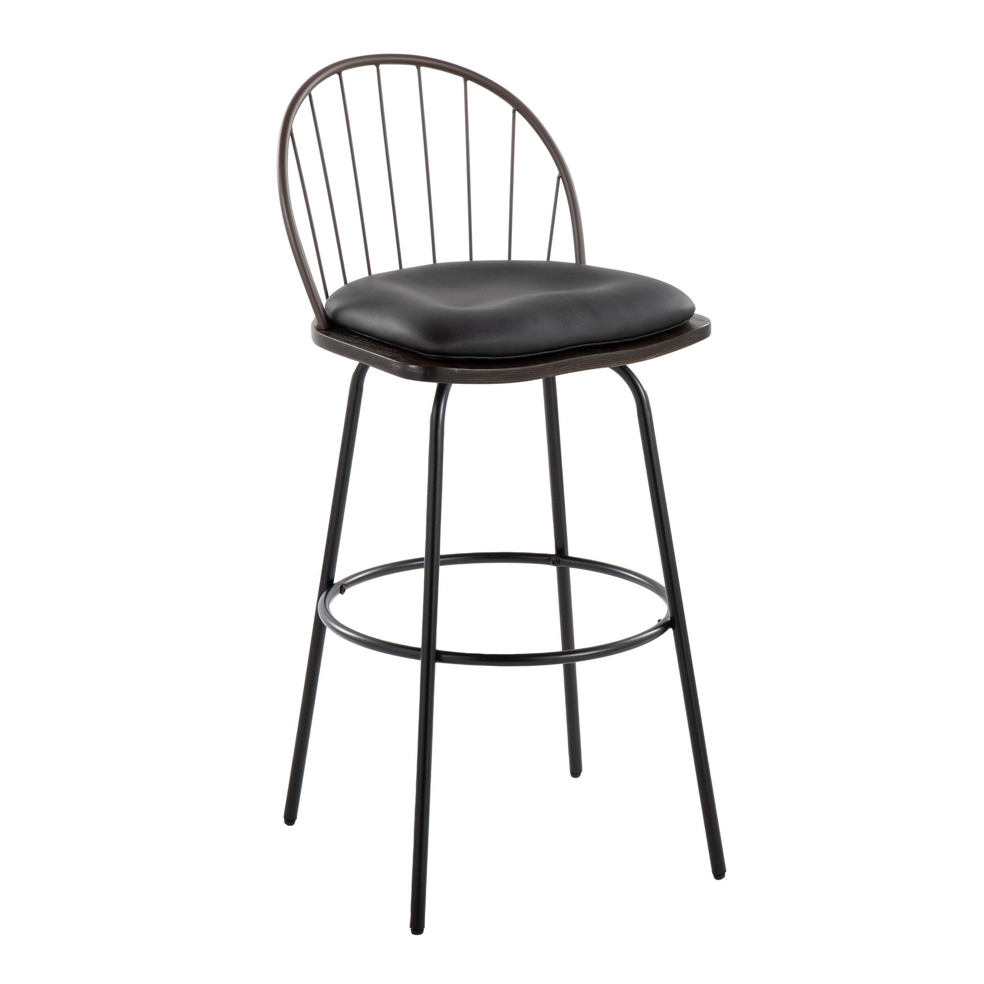 Riley-Claire-30-Inch-Farmhouse-Swivel-Barstool-BlackBrown-Set-of-2-5