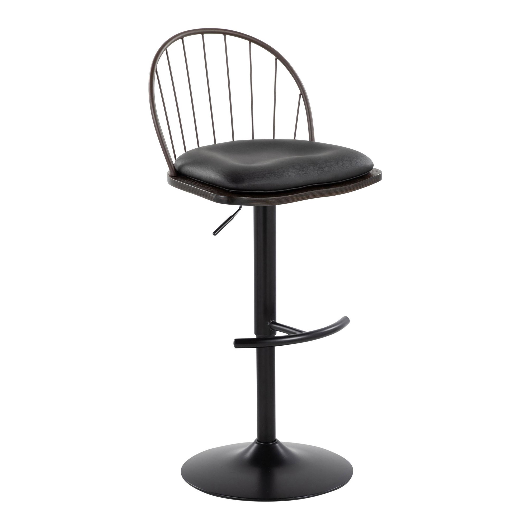 Riley-Farmhouse-Adjustable-Swivel-Barstool-BlackBronze-Wood-Set-of-2-5