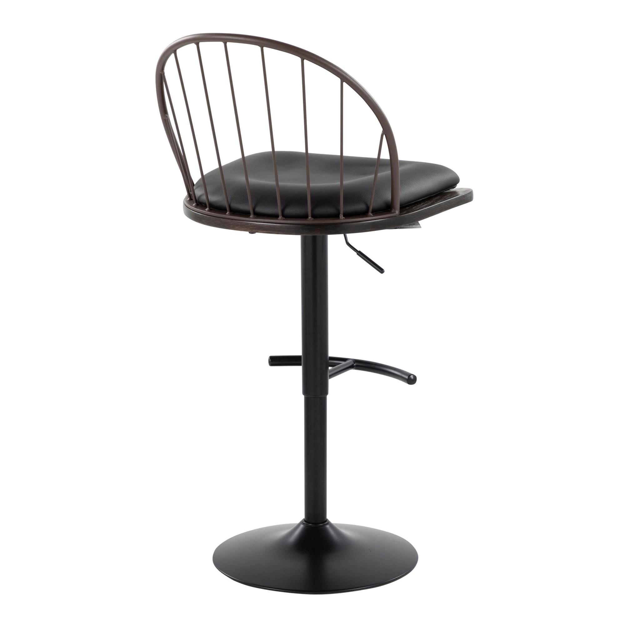 Riley-Farmhouse-Adjustable-Swivel-Barstool-BlackBronze-Wood-Set-of-2-7