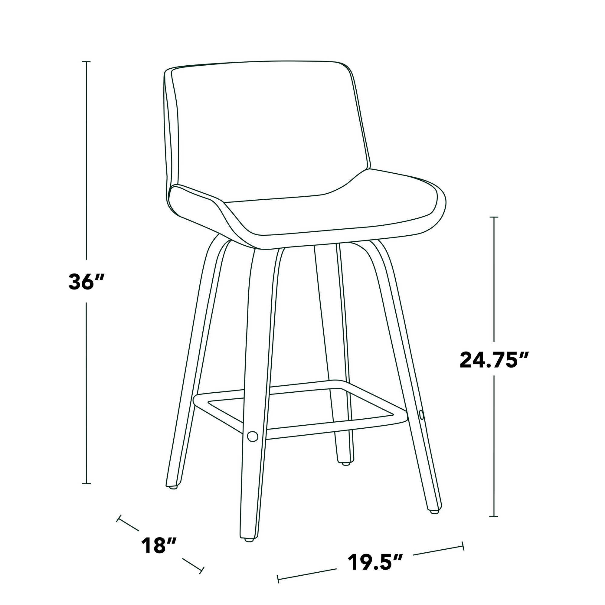 Santi-25-Mid-Century-Modern-Swivel-Counter-Stools-ZebraGrey-Set-of-2-9