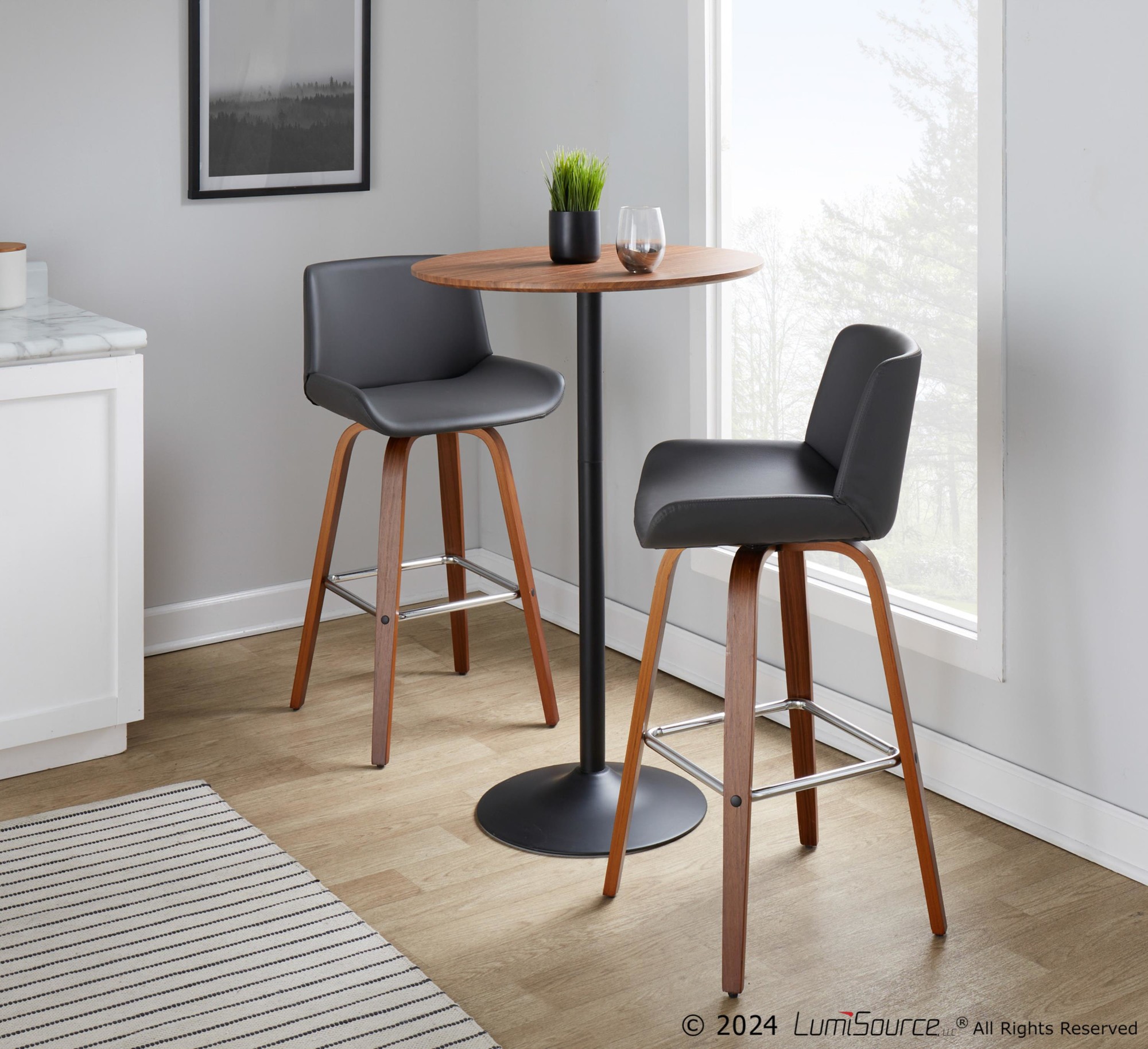 Santi-30-Mid-Century-Modern-Walnut-and-Grey-Barstools-Set-of-2-1