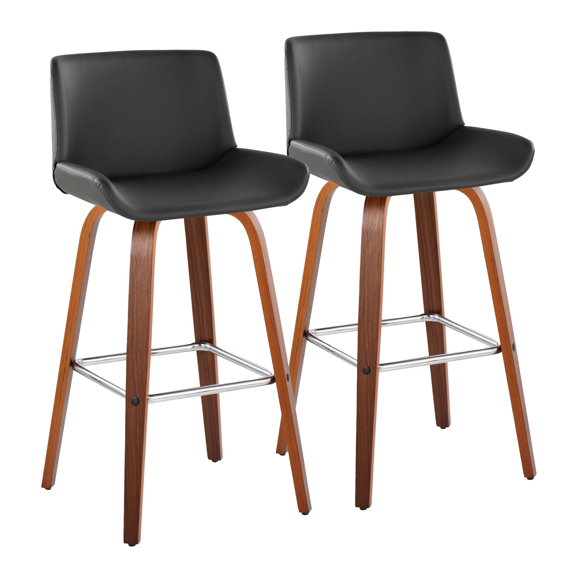 Santi-30-Mid-Century-Modern-Walnut-and-Grey-Barstools-Set-of-2-2