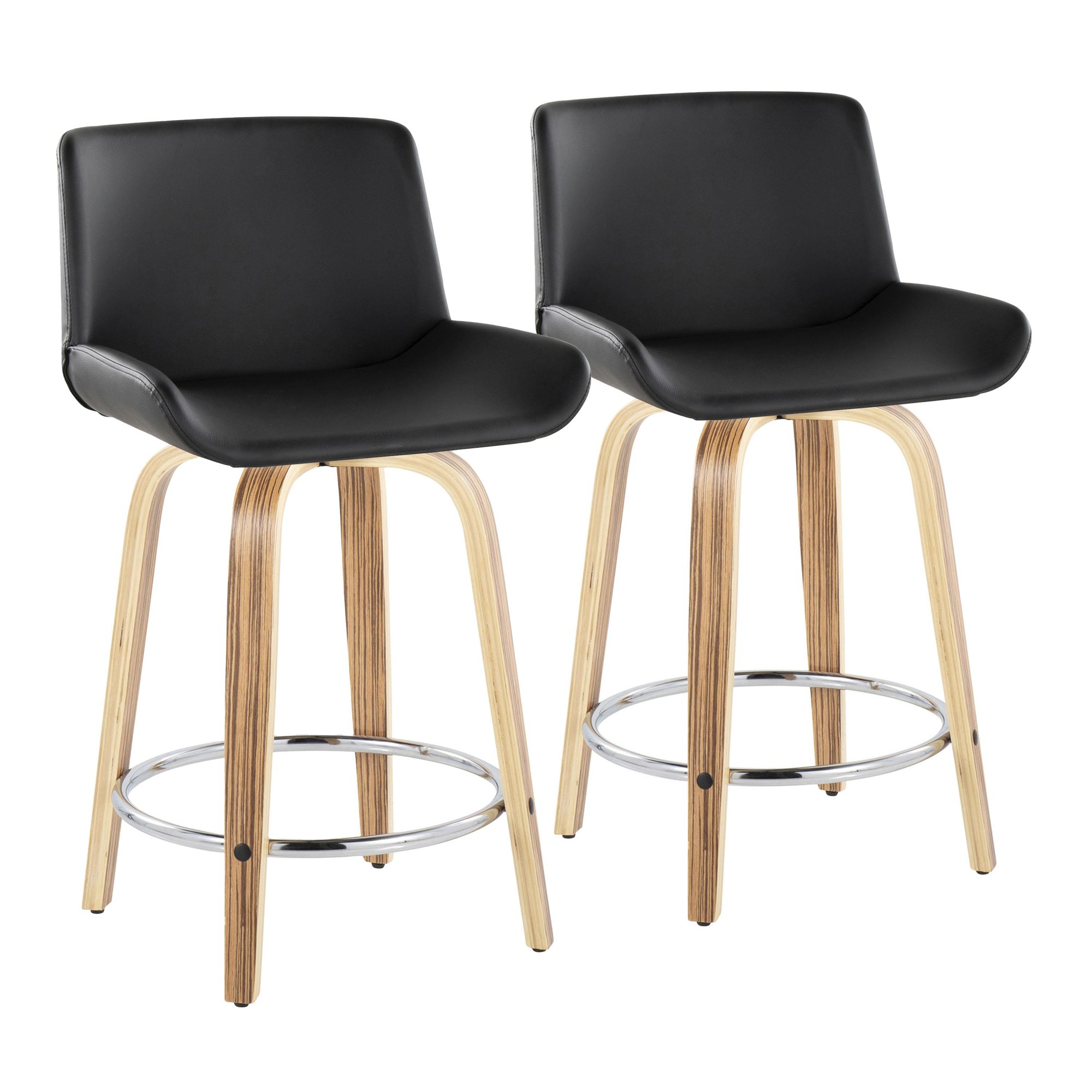 Santi-Zebra-Wood-Black-Faux-Leather-Modern-Counter-Stools-24-Set-of-2-2
