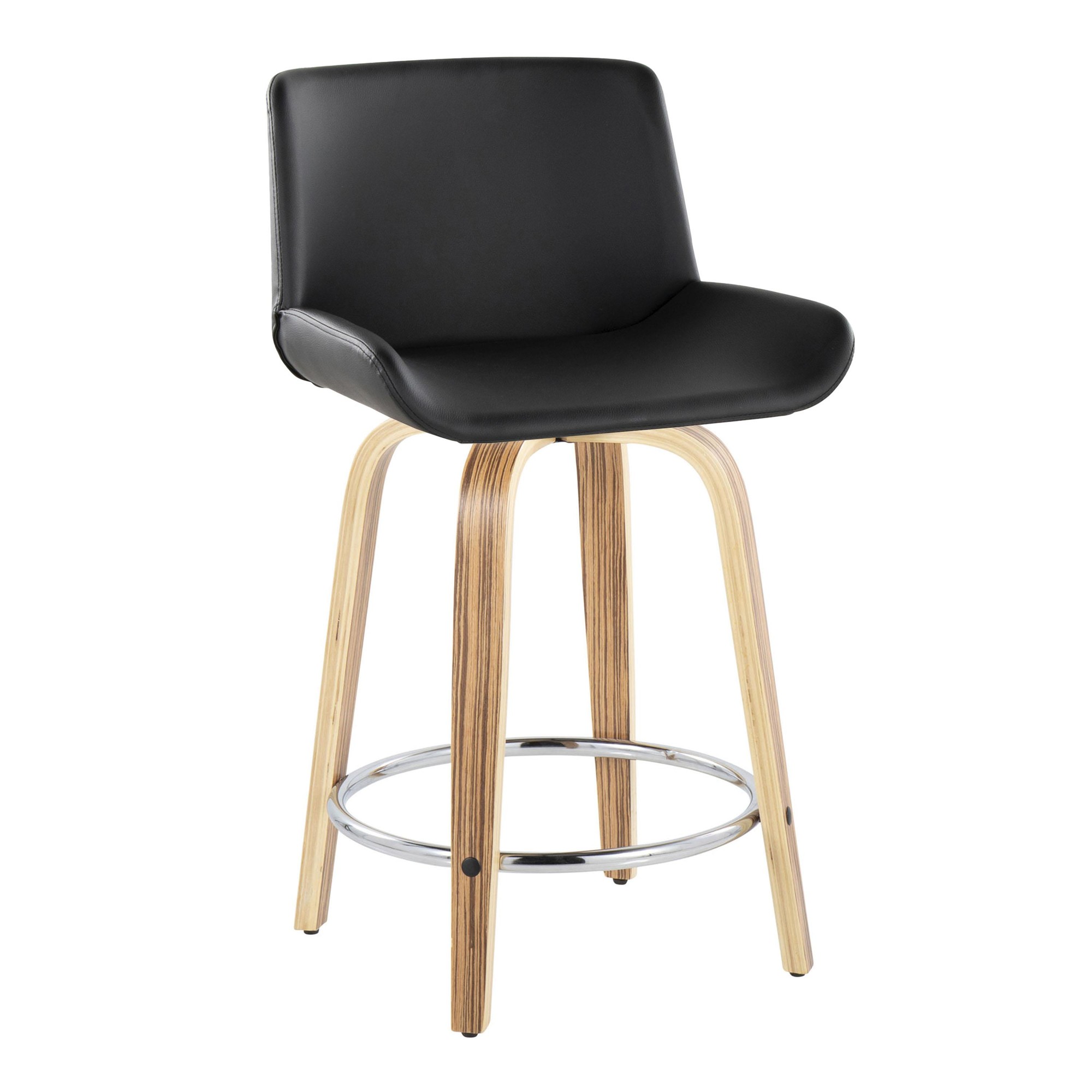 Santi-Zebra-Wood-Black-Faux-Leather-Modern-Counter-Stools-24-Set-of-2-3
