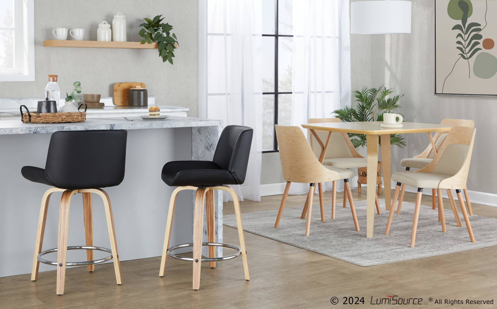 Santi-Zebra-Wood-Black-Faux-Leather-Modern-Counter-Stools-24-Set-of-2