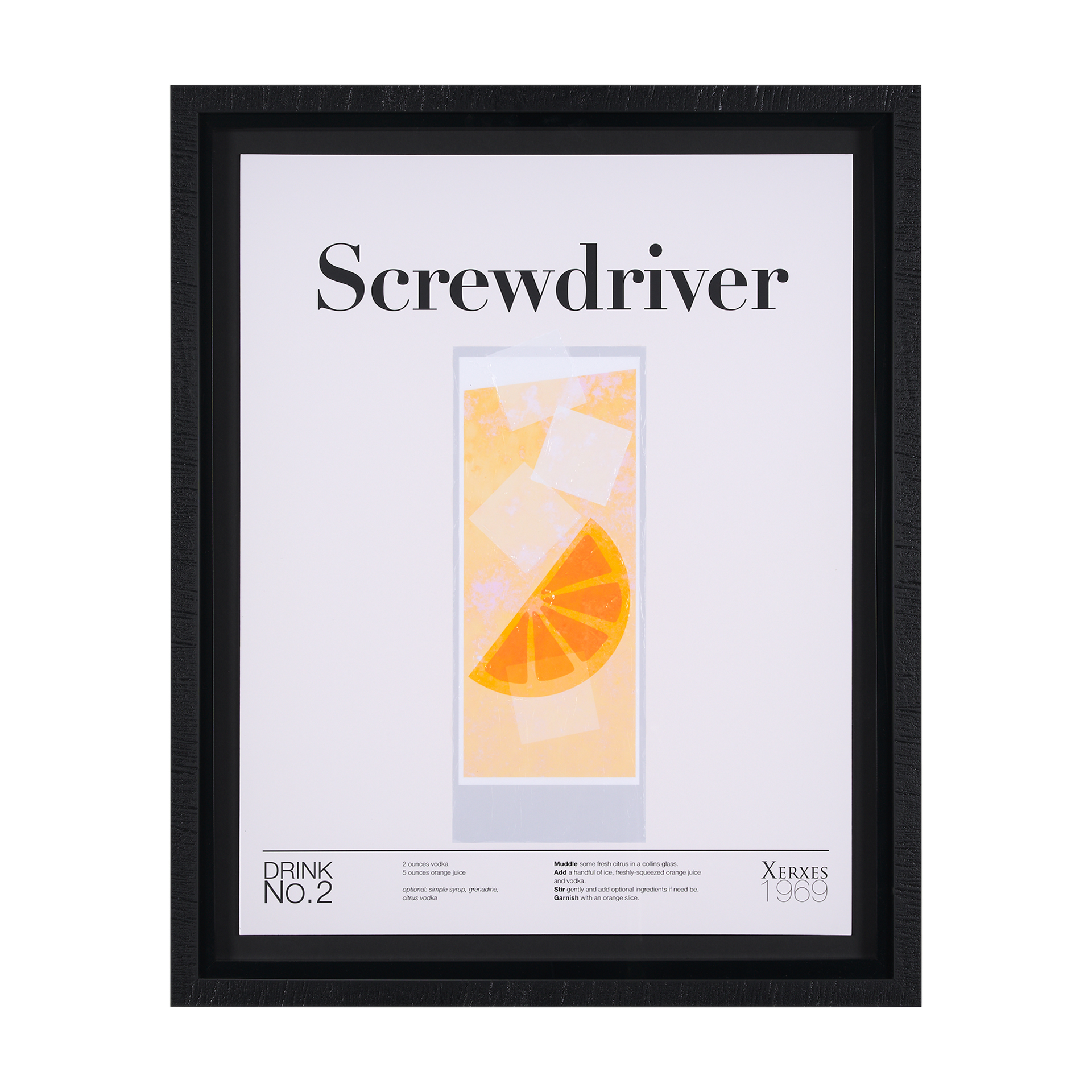 Screwdriver-by-Mercana-Studio-a-Hand-Embelished-Textured-Framed-Art-Print-Matted-under-Glass