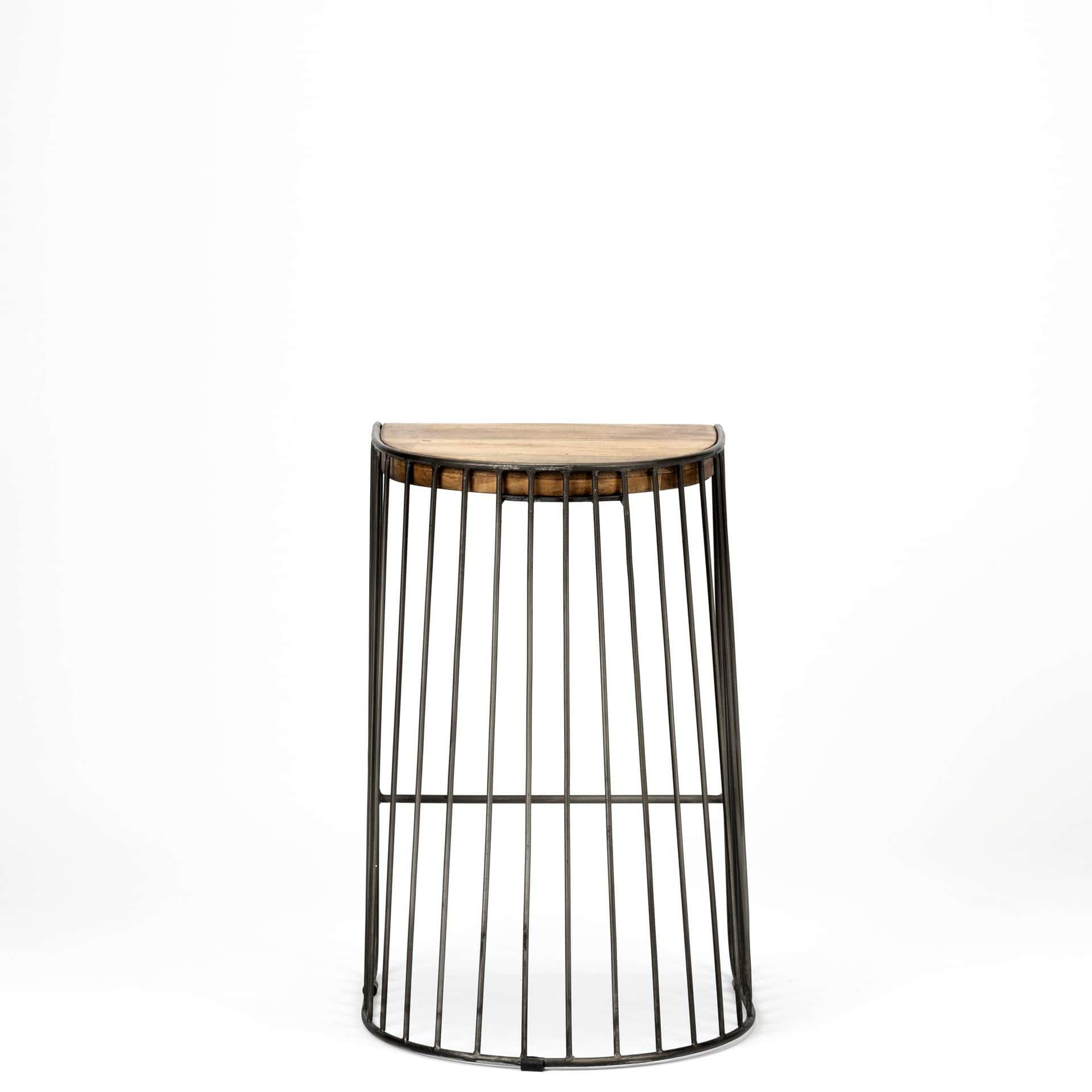 Seagram-25.6-Seat-Height-Brown-Wood-Seat-Black-Metal-Frame-Stool-4