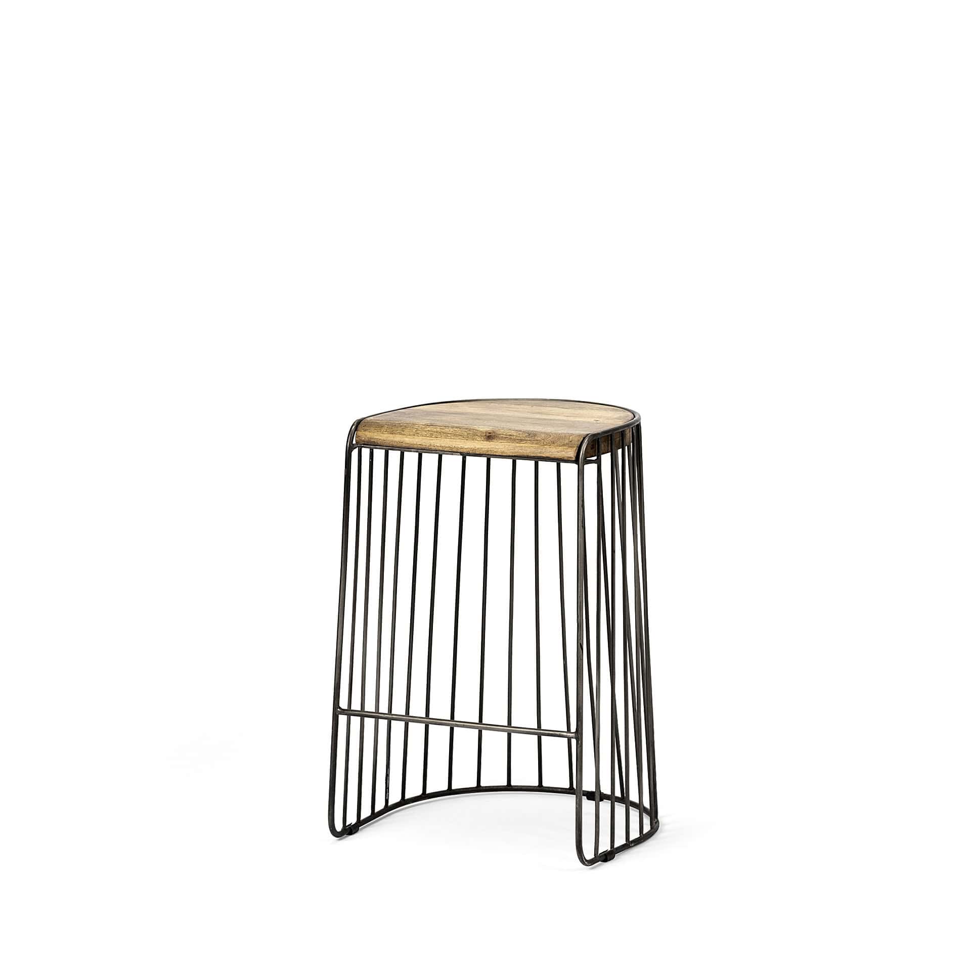 Seagram-25.6-Seat-Height-Brown-Wood-Seat-Black-Metal-Frame-Stool