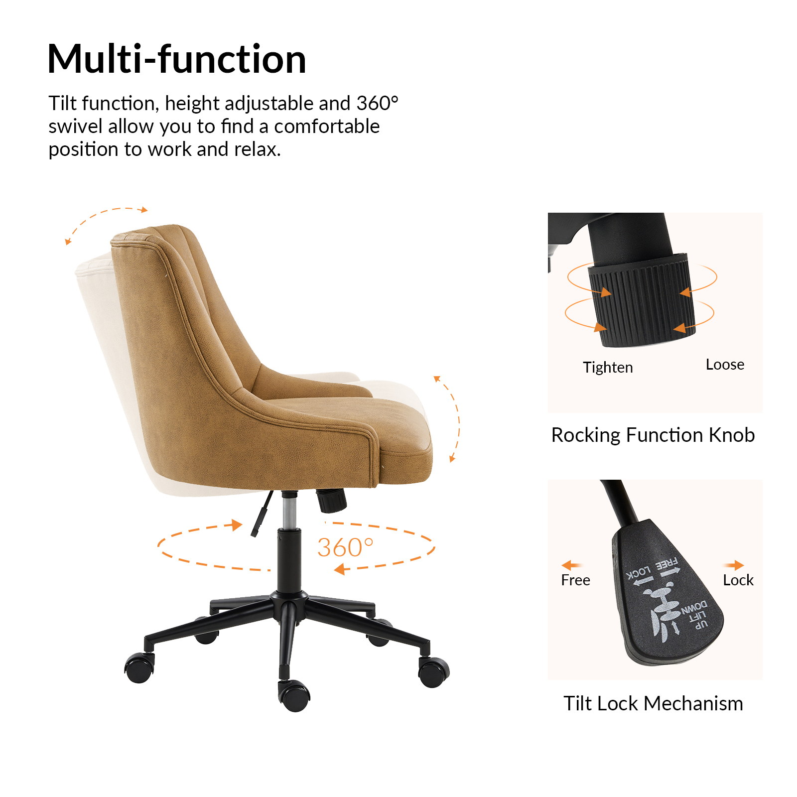 Seamas-Camel-Faux-Leather-Tufted-Swivel-Adjustable-Office-Chair-2