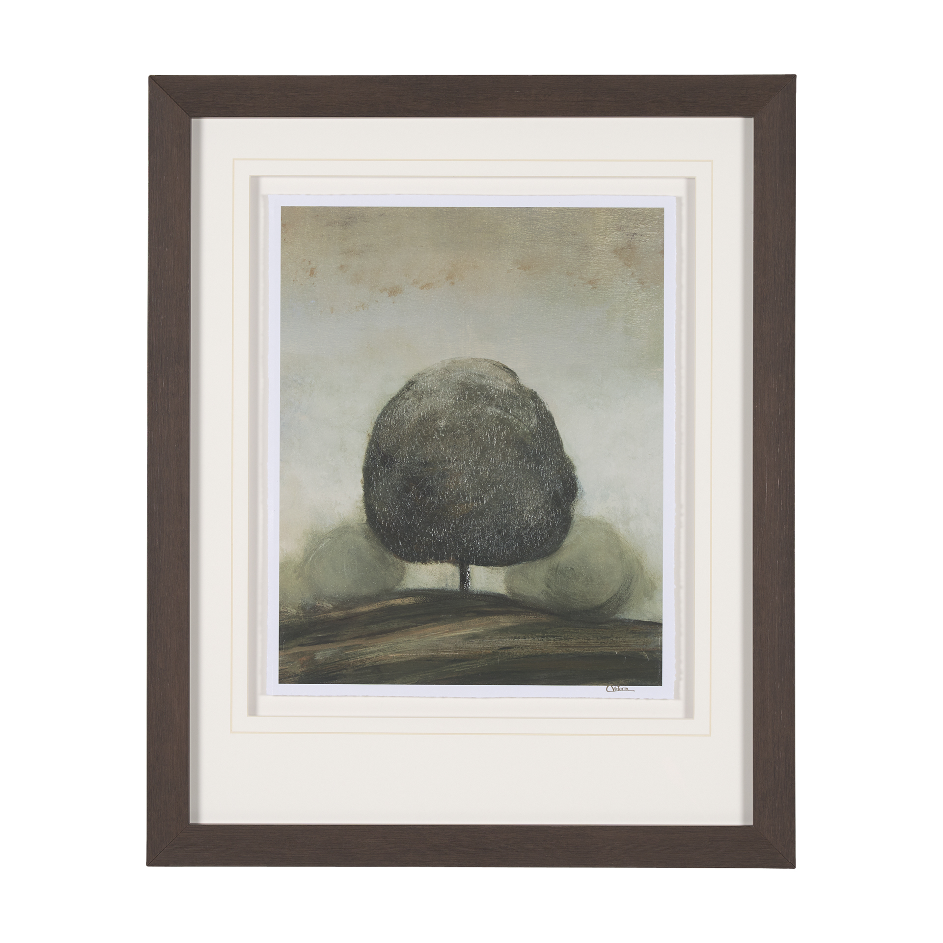 Secret-Garden-II-by-Mercana-Studio-a-Hand-Embelished-Textured-Framed-Art-Print-Matted-under-Glass